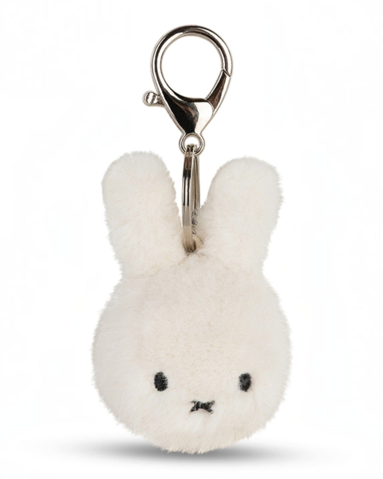 Miffy Teddy Schlüsselanhänger ECO Fuzzy weiß offwhite 8cm Schlüsselanhänger Bon Ton Toys 