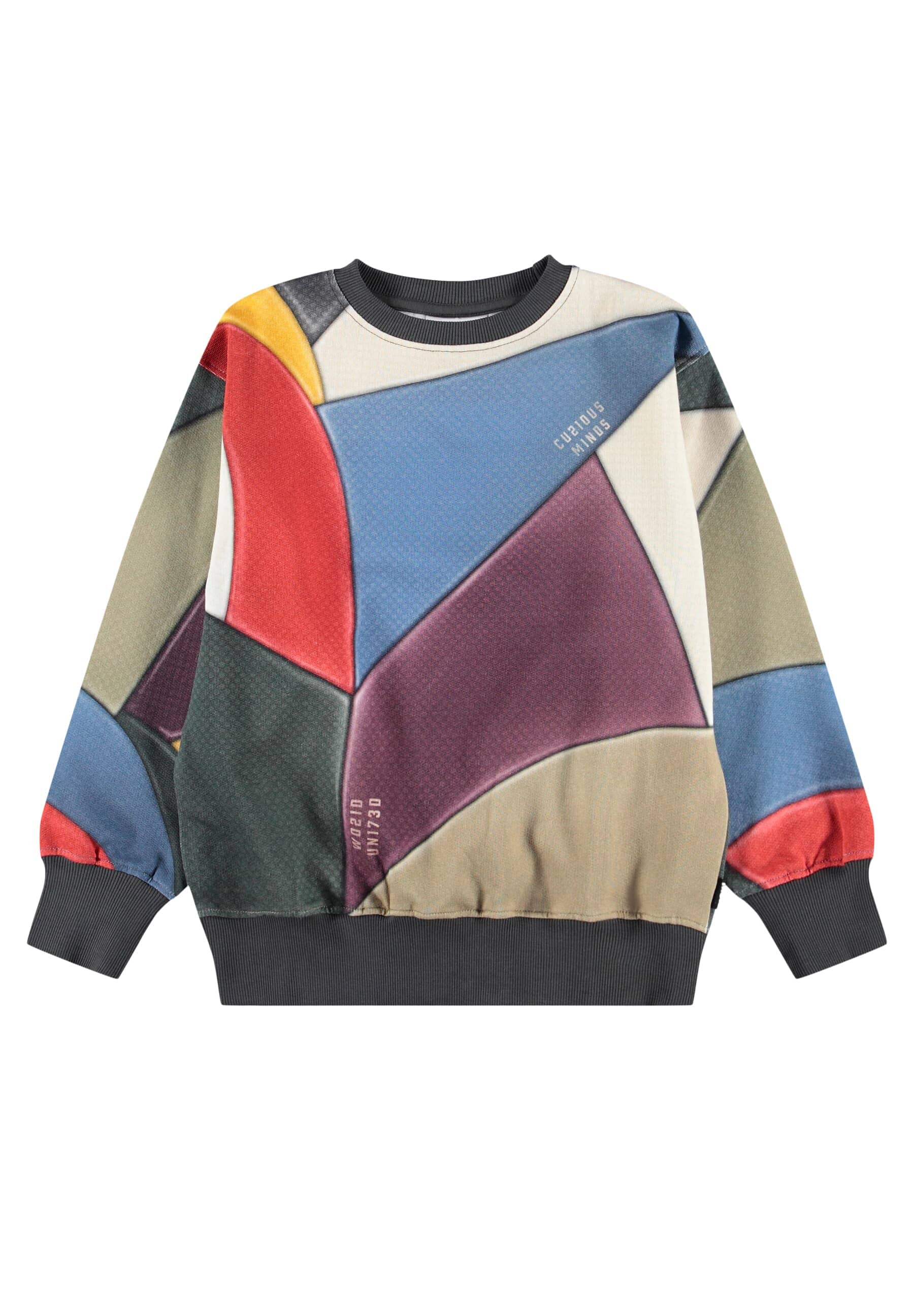 MOLO Jungen Sweatshirt Mattis mit Fußball-Print Sweatshirt MOLO 128 ( 8 Jahre) 