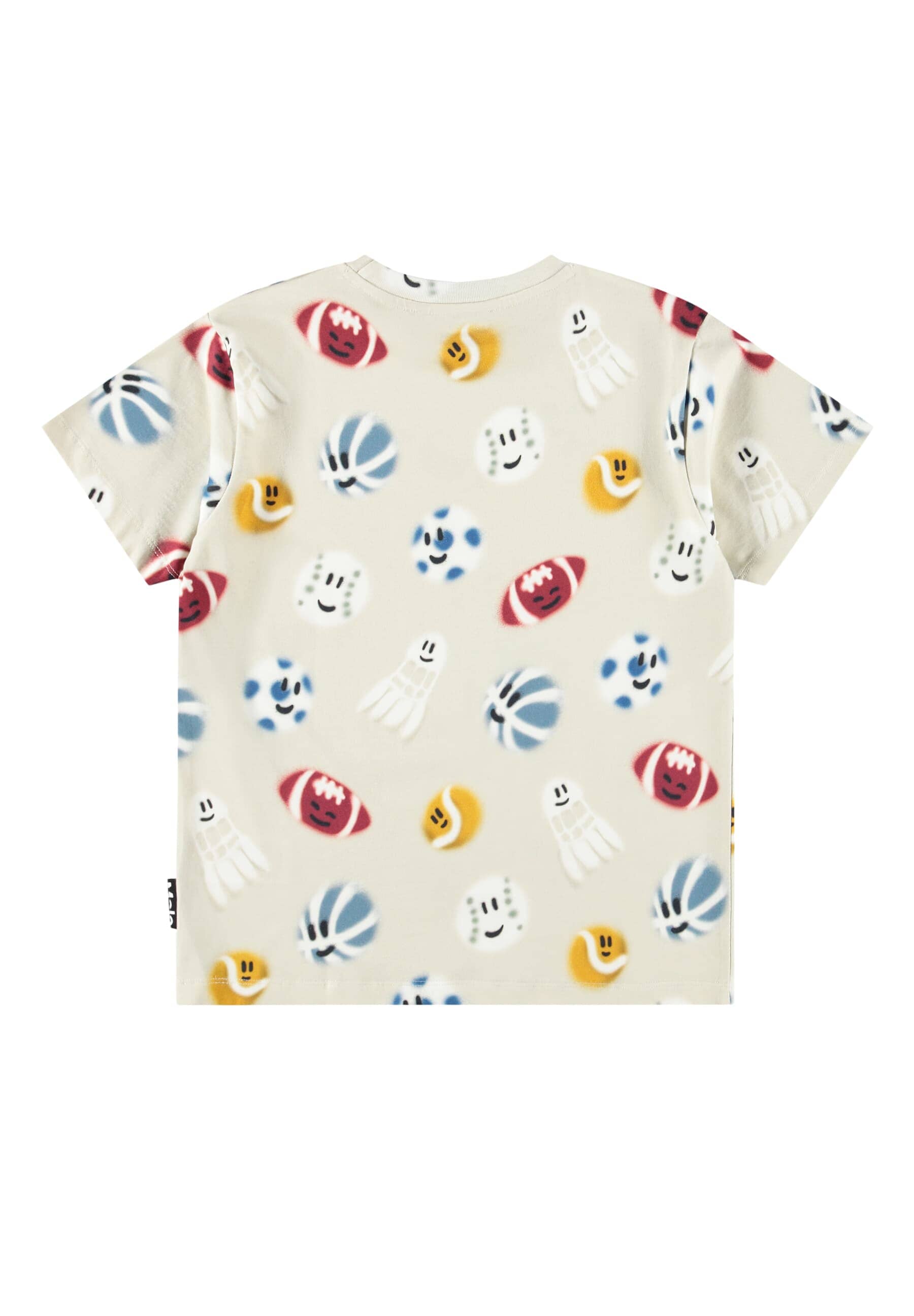 MOLO Kinder T-Shirt Riley Cute Balls Jr creme T-Shirt MOLO 122 ( 7 Jahre ) 