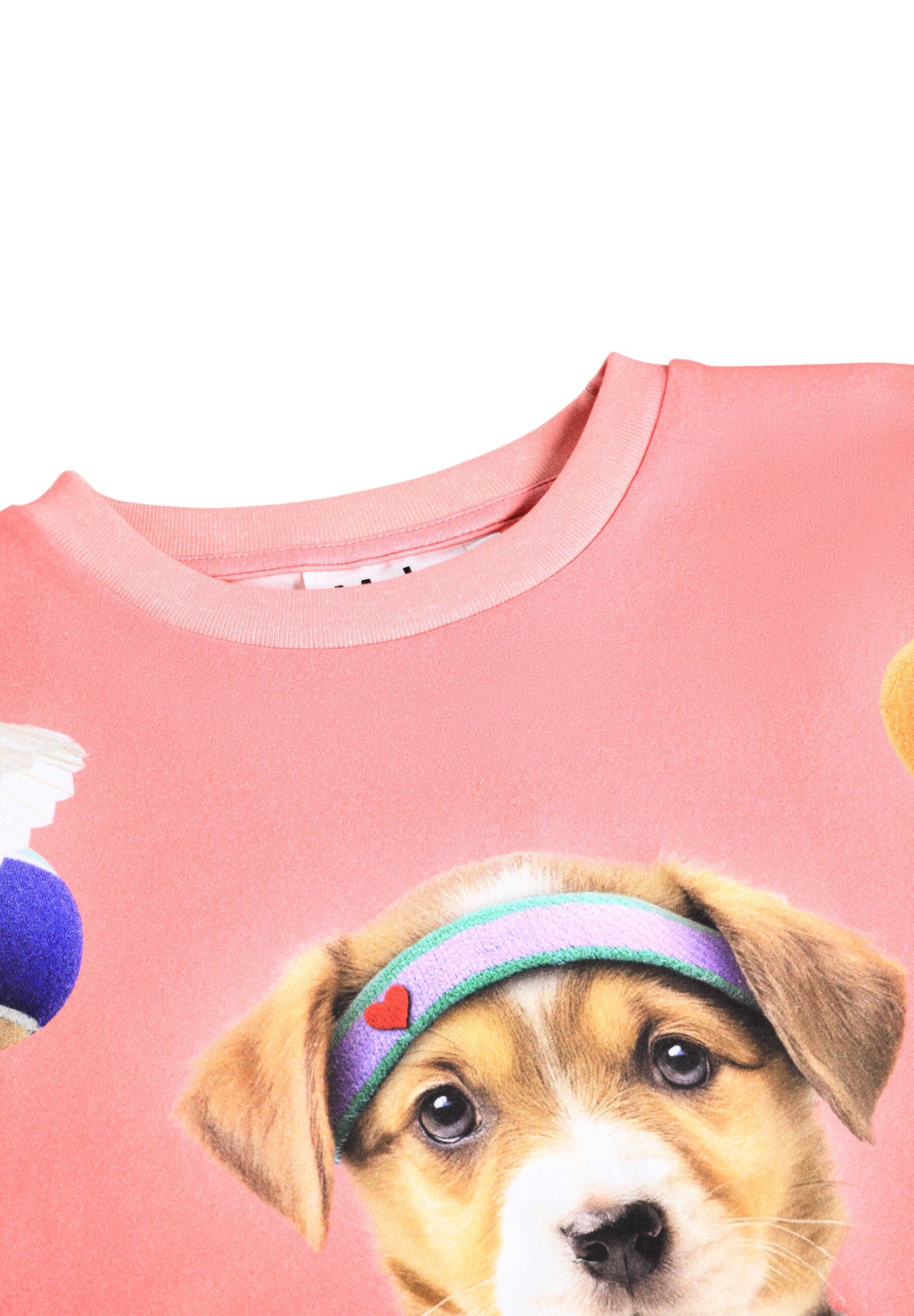 MOLO Langarmshirt Reniza rosa mit Hunde-Print Langarmshirt MOLO 