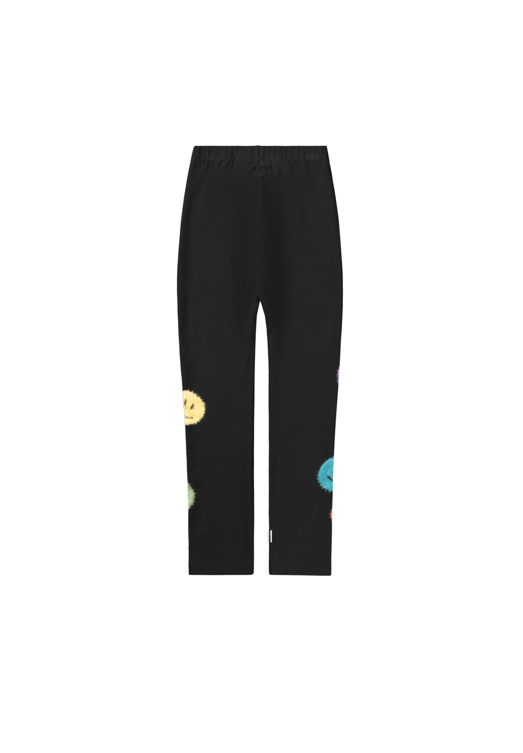 MOLO Leggings schwarz mit Smiley-Print colourfull fluff Leggings MOLO 