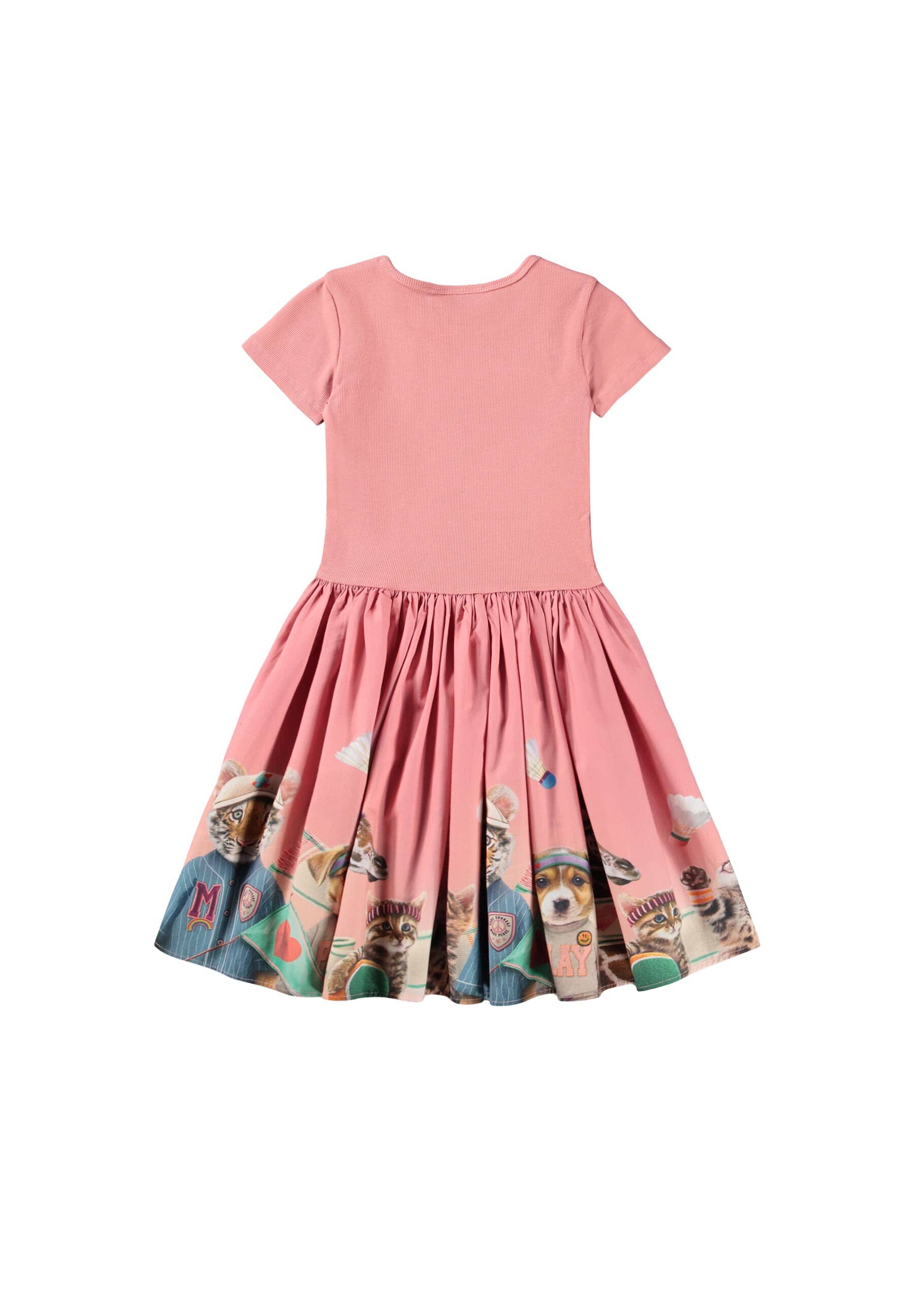 MOLO niedliches Kleid Cissa rosa mit Tierprint Kleider MOLO 