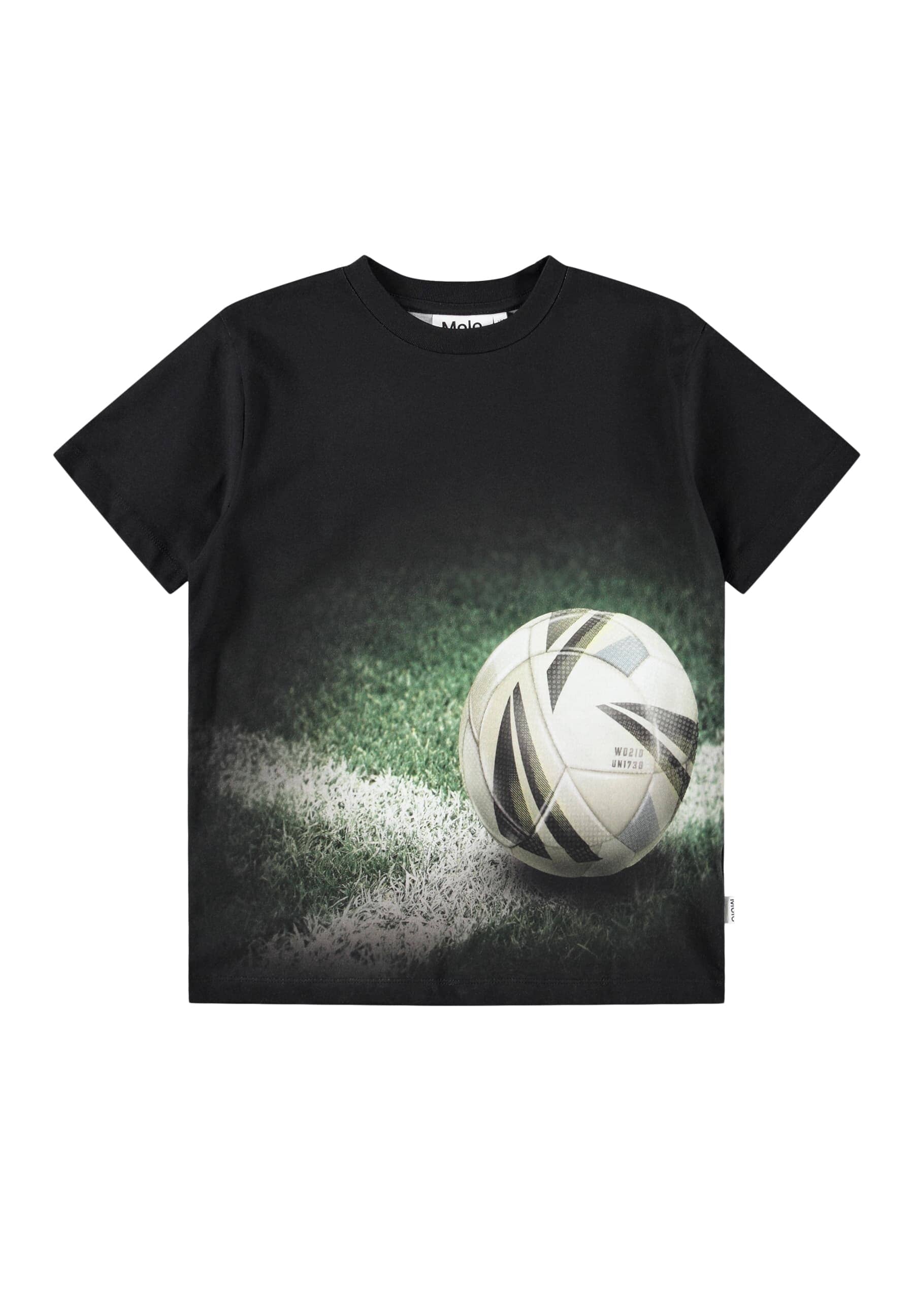 MOLO T-Shirt Riley schwarz mit Fußball-Print T-Shirt MOLO 122 ( 7 Jahre ) 