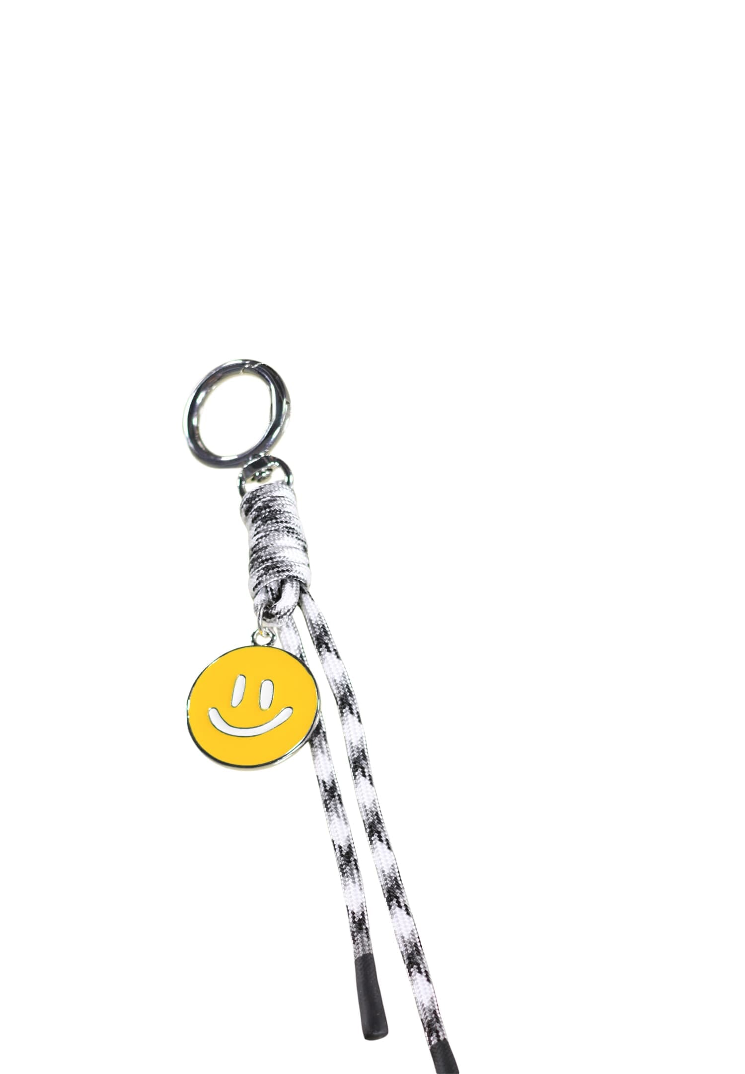 MOLO Taschenanhänger Schlüsselanhänger Logo Smiley gelb / weiß Schlüsselanhänger MOLO 