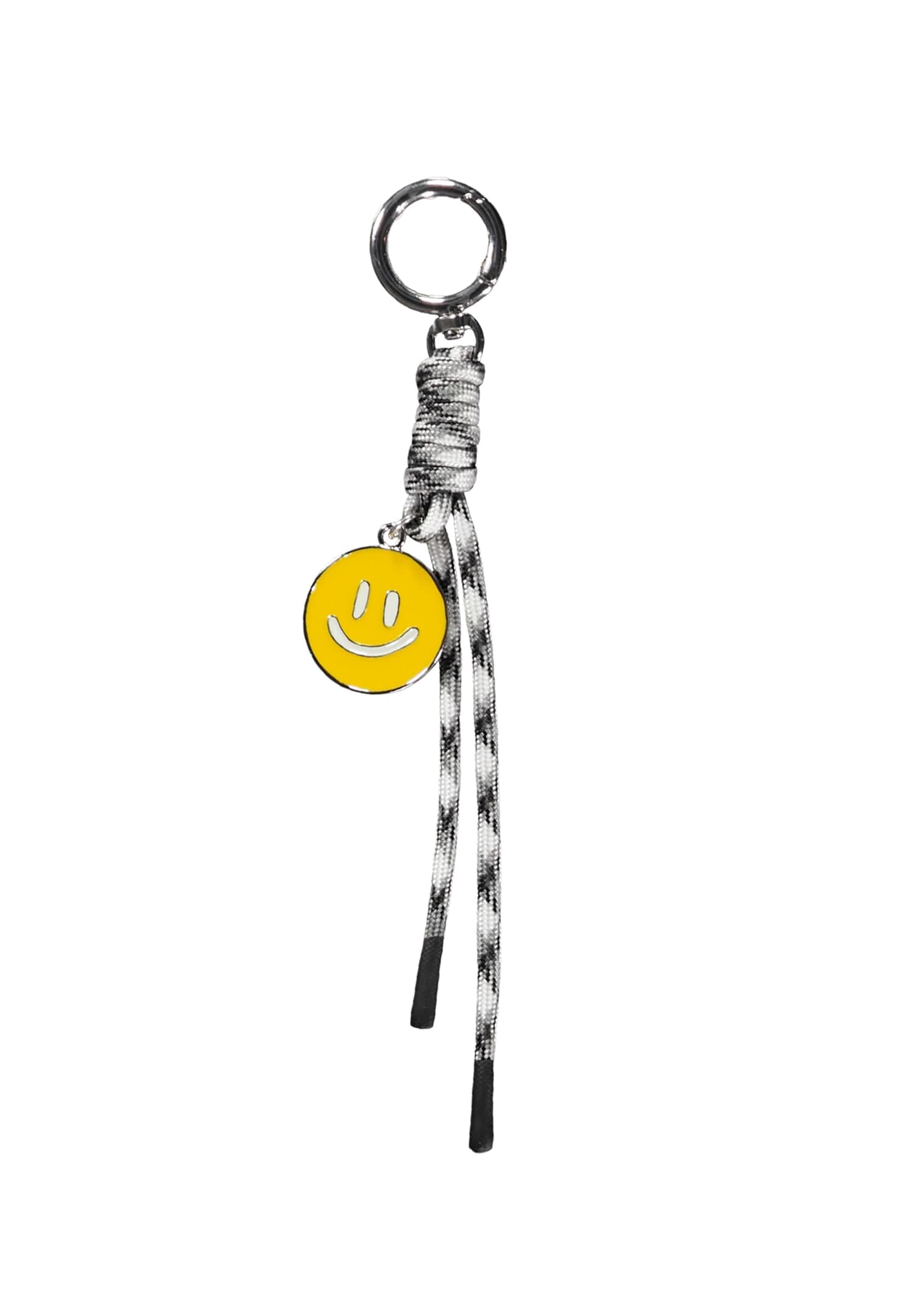 MOLO Taschenanhänger Schlüsselanhänger Logo Smiley gelb / weiß Schlüsselanhänger MOLO 