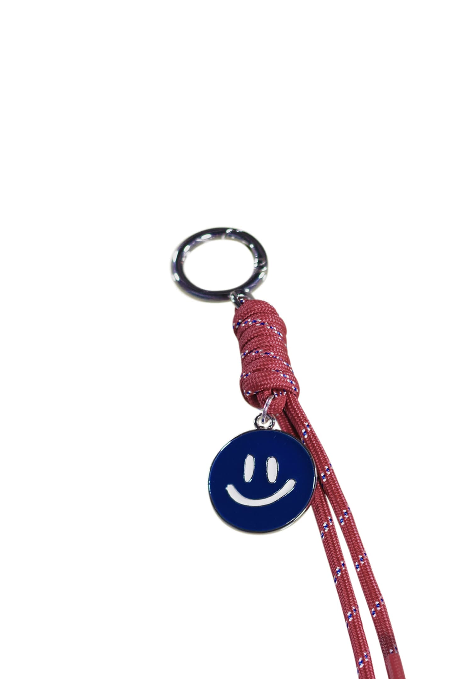 MOLO Taschenanhänger Schlüsselanhänger Logo Smiley rot/blau Schlüsselanhänger MOLO 