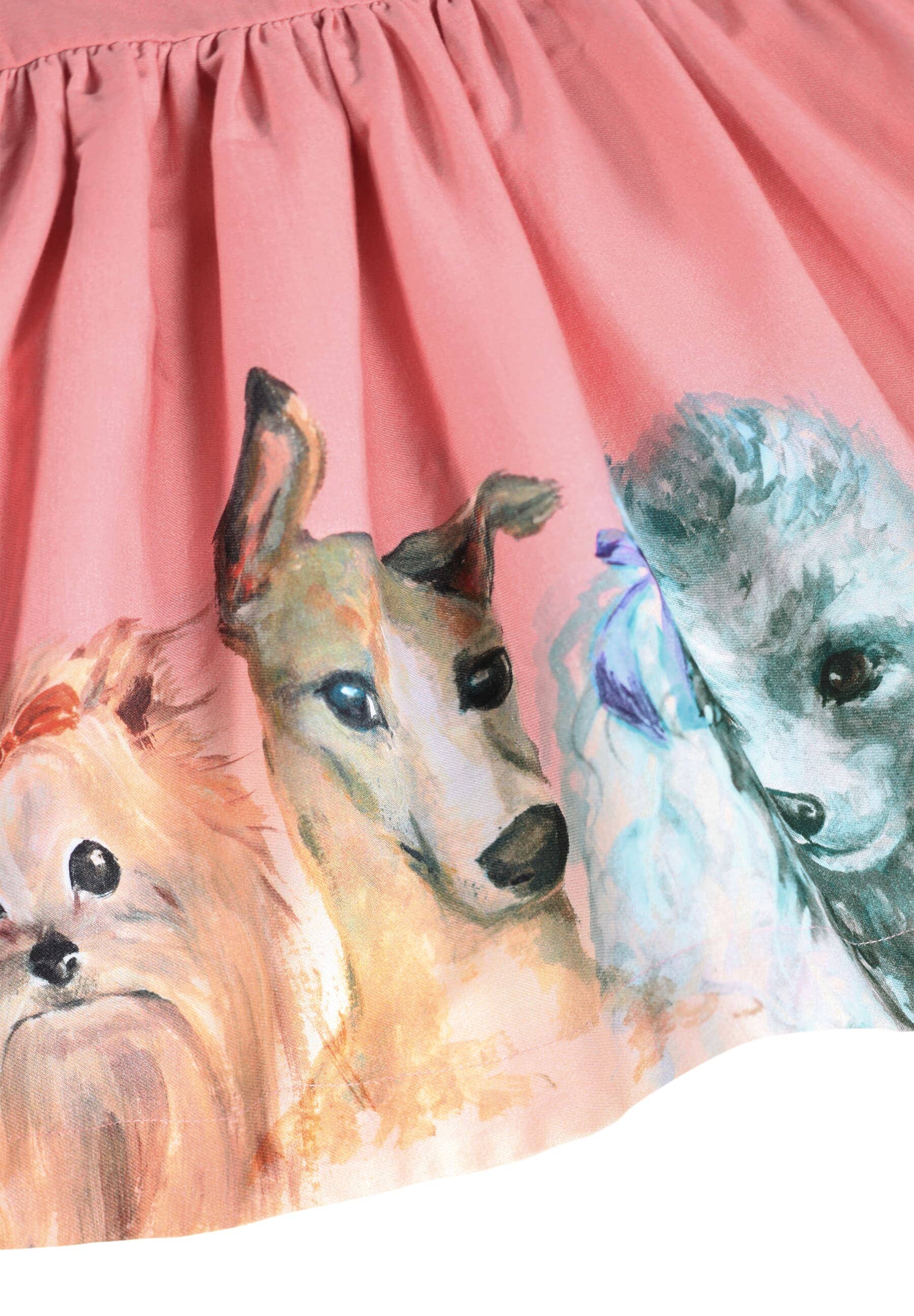 MOLO wunderschönes Kleid CLEO rosa mit Hundeprint Kleider MOLO 