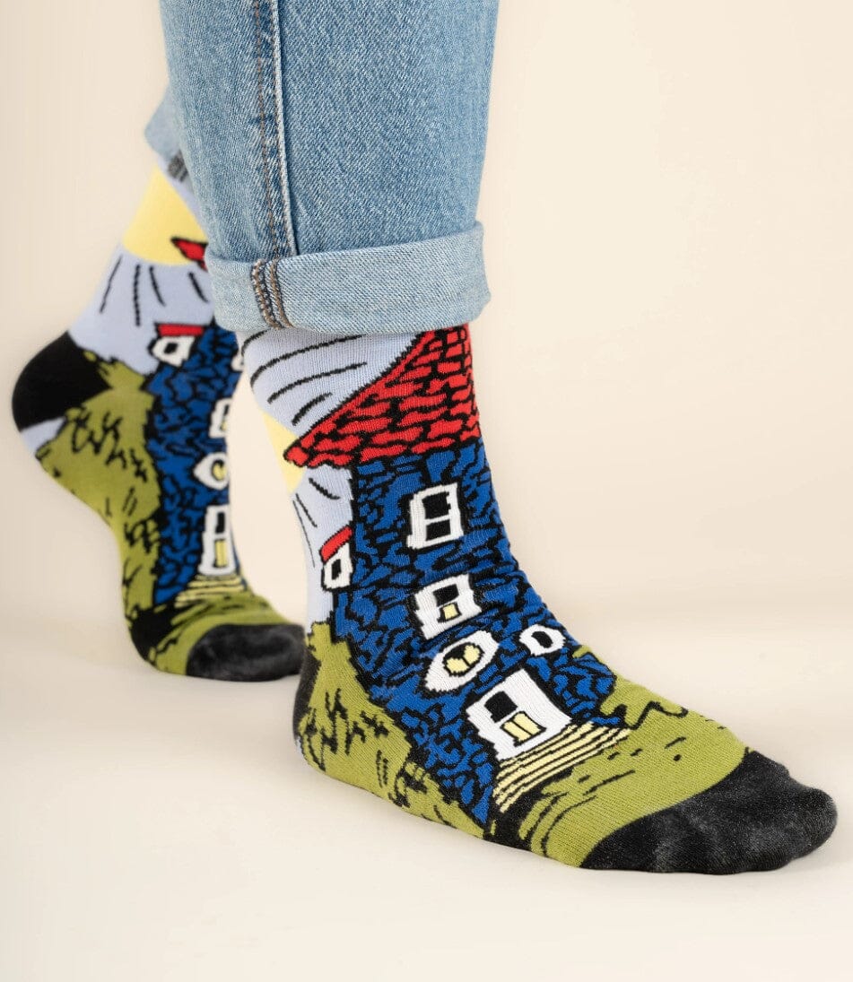 Moomin by Martinex: Socken „Moominhouse“ Blue — © Moomin Characters Socken Moomin by Martinex 