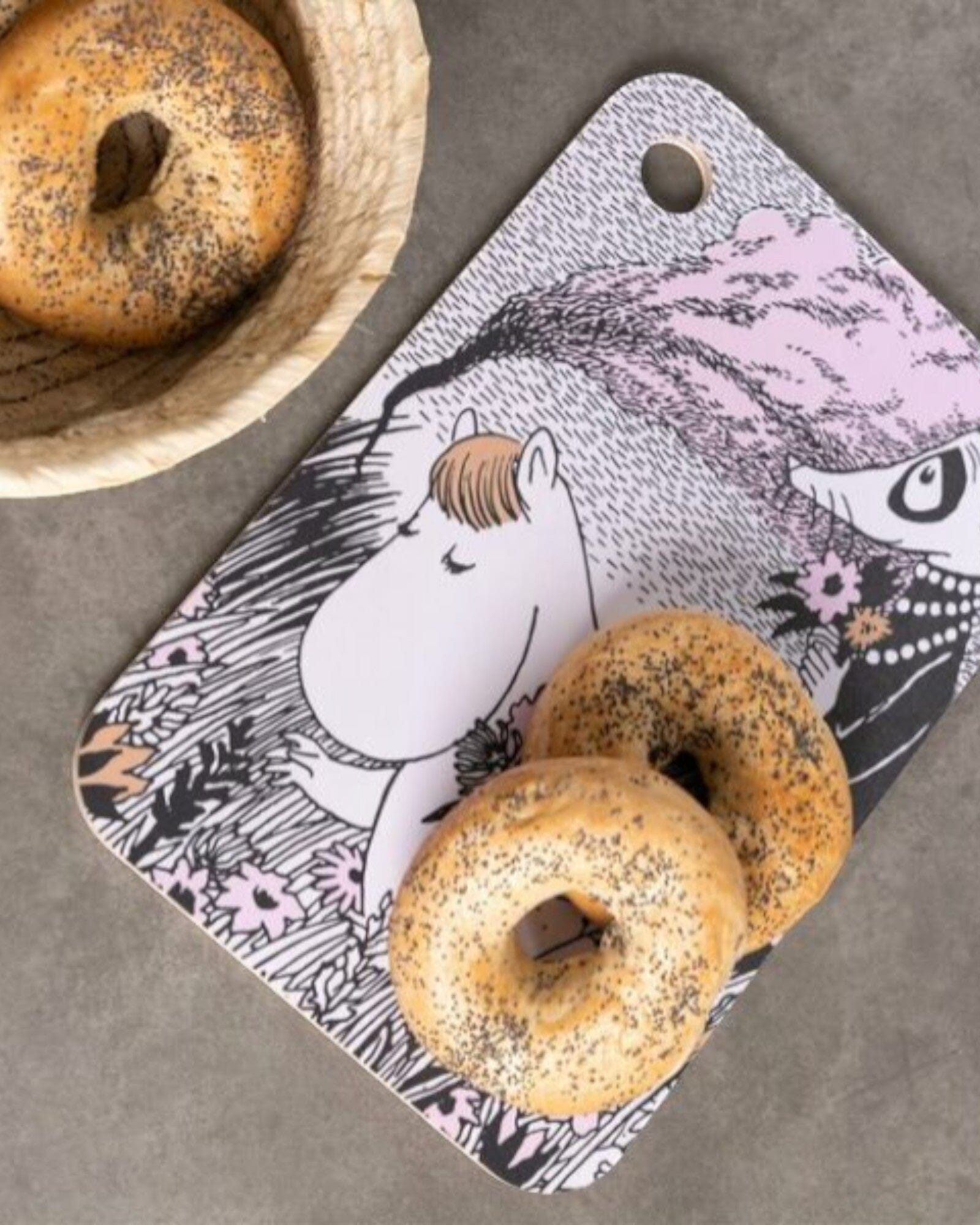 Moomin by Muurla Chop & Serve Board „Summer Night“ © Moomin Characters Schneidebrett Moomin by Muurla 