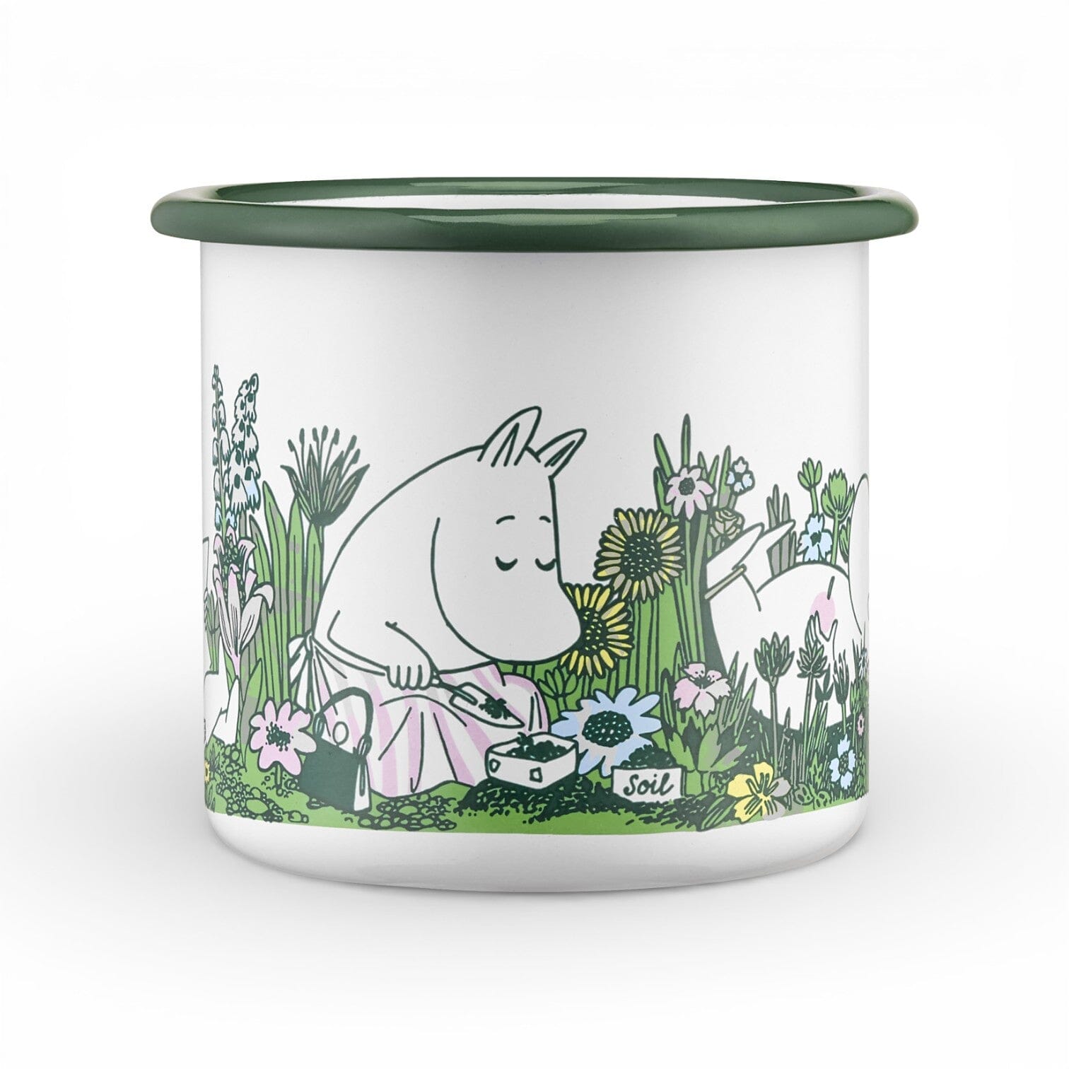 Moomin by Muurla Emaille-Tasse „In the Garden“ – 370ml Becher Moomin by Muurla 