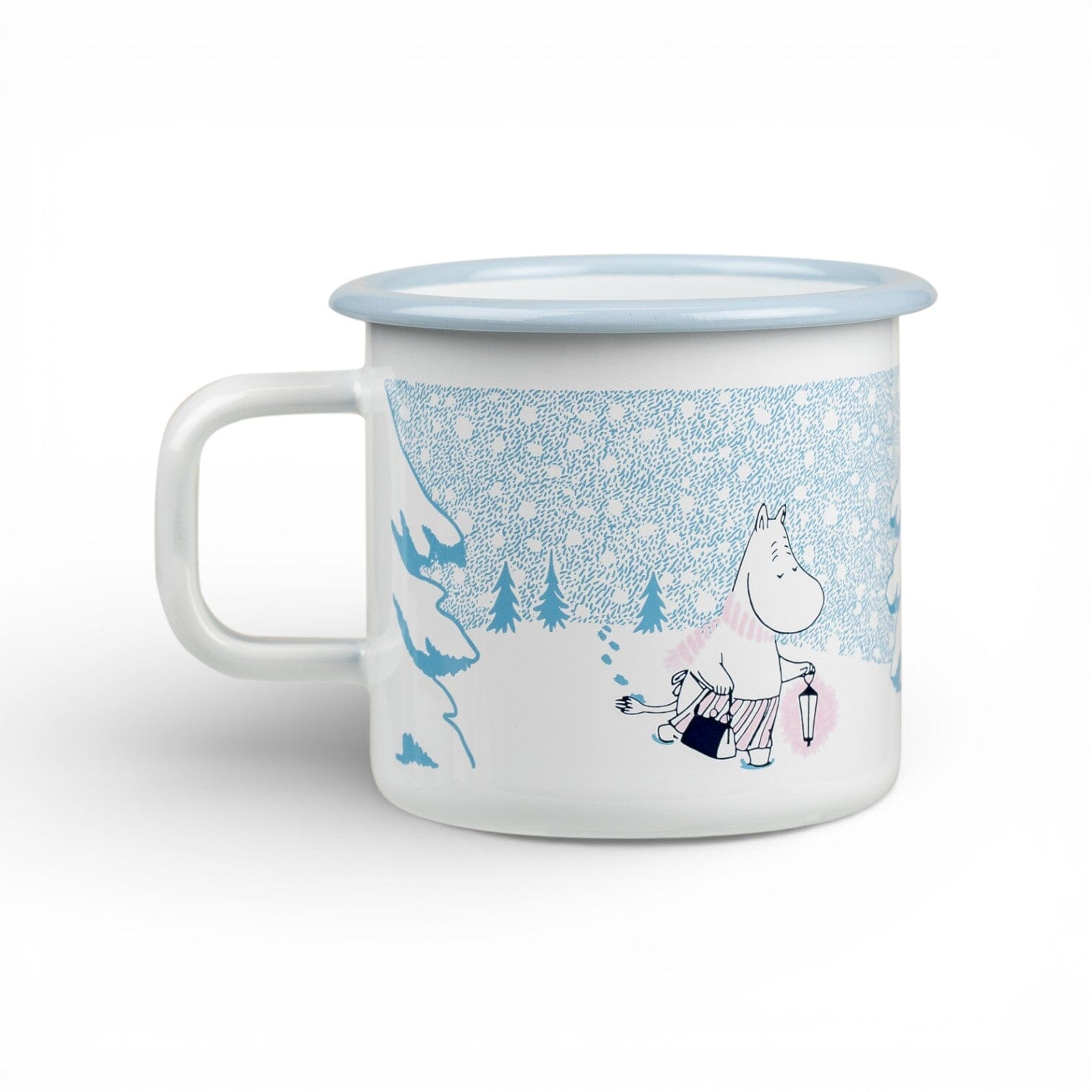 Moomin by Muurla Emaille-Tasse „Let it Snow“ – 370ml Becher Moomin by Muurla 