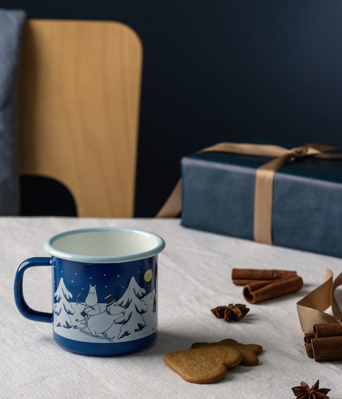 Moomin by Muurla Emaille-Tasse „Starry Night“ – 370 ml Becher Moomin by Muurla 