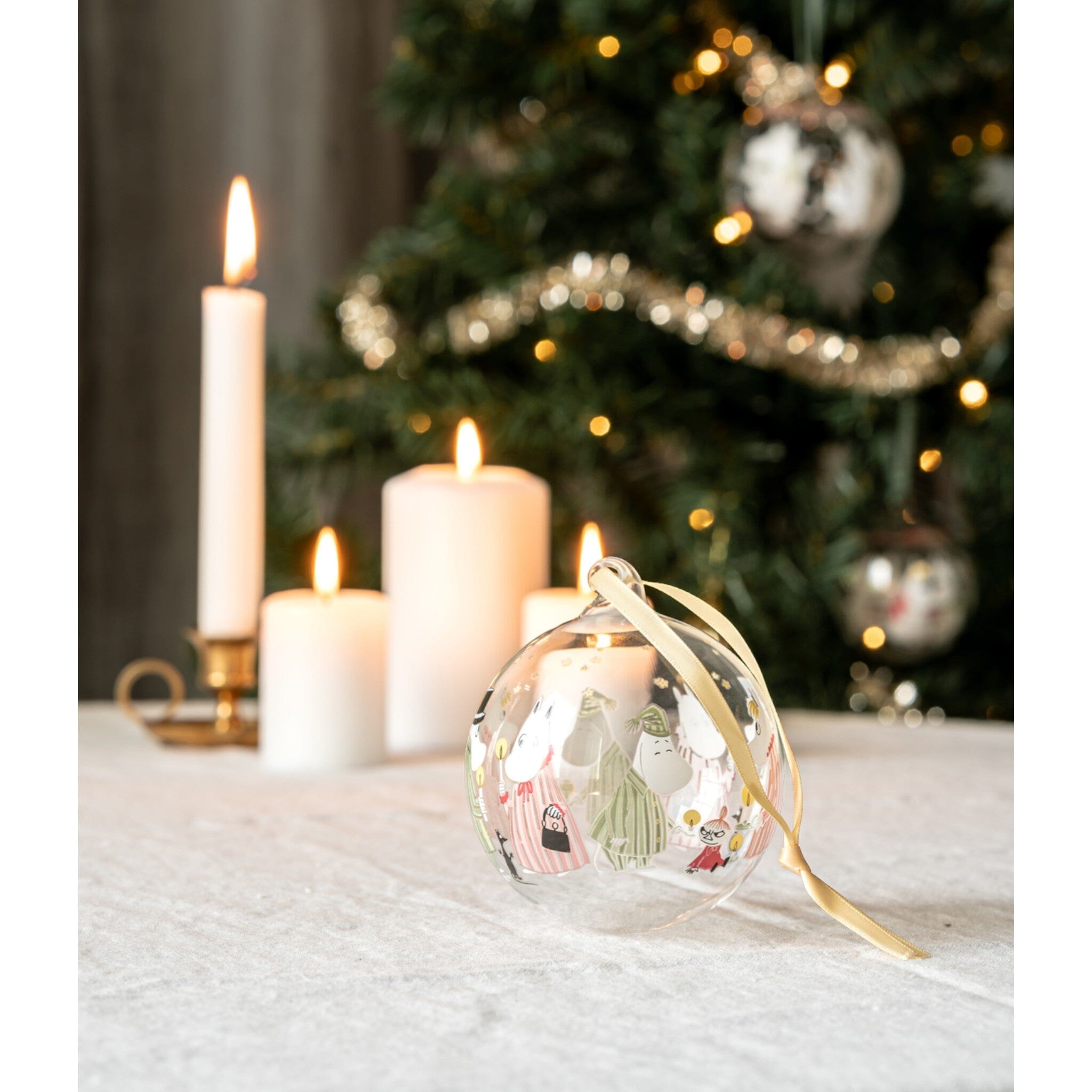 Moomin by Muurla Glaskugel „Christmas Bauble Pyjamas“ Ø 9 cm Dekoration Moomin by Muurla 