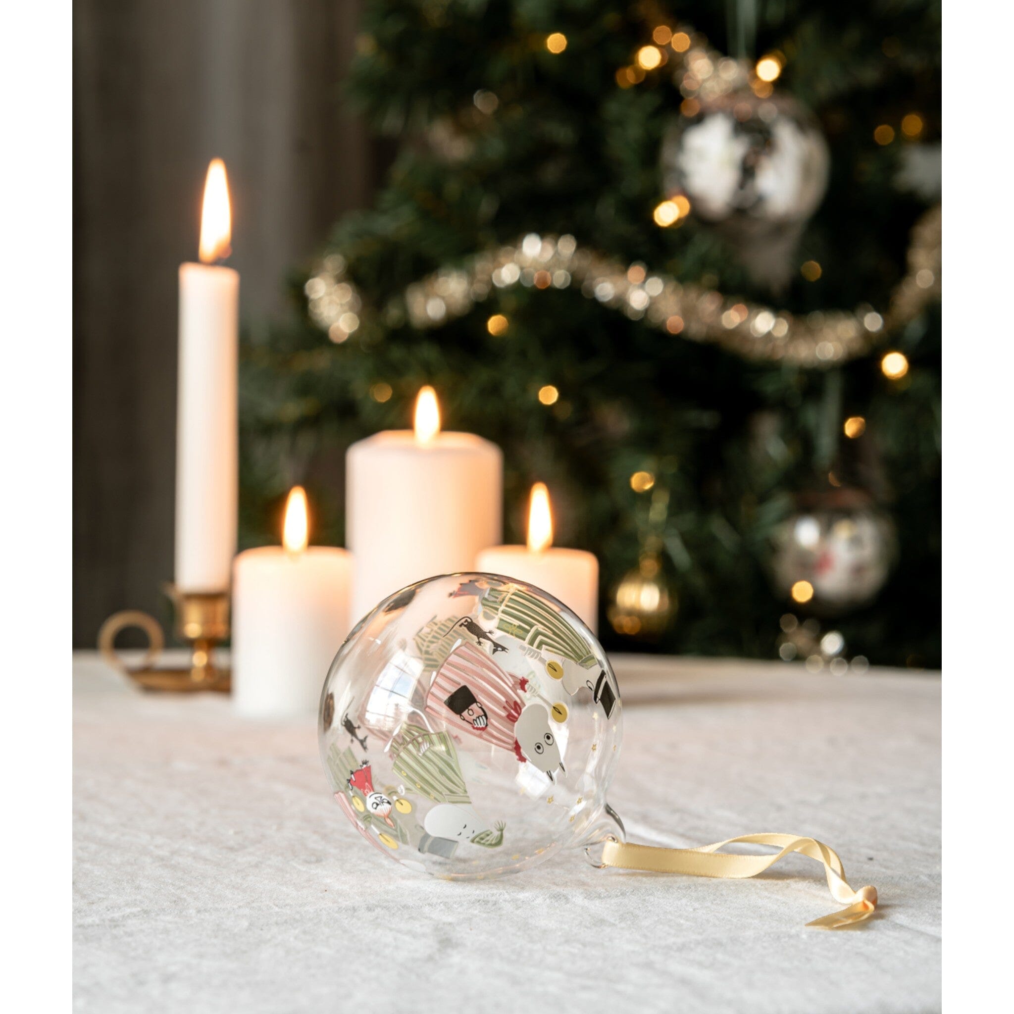 Moomin by Muurla Glaskugel „Christmas Bauble Pyjamas“ Ø 9 cm Dekoration Moomin by Muurla 