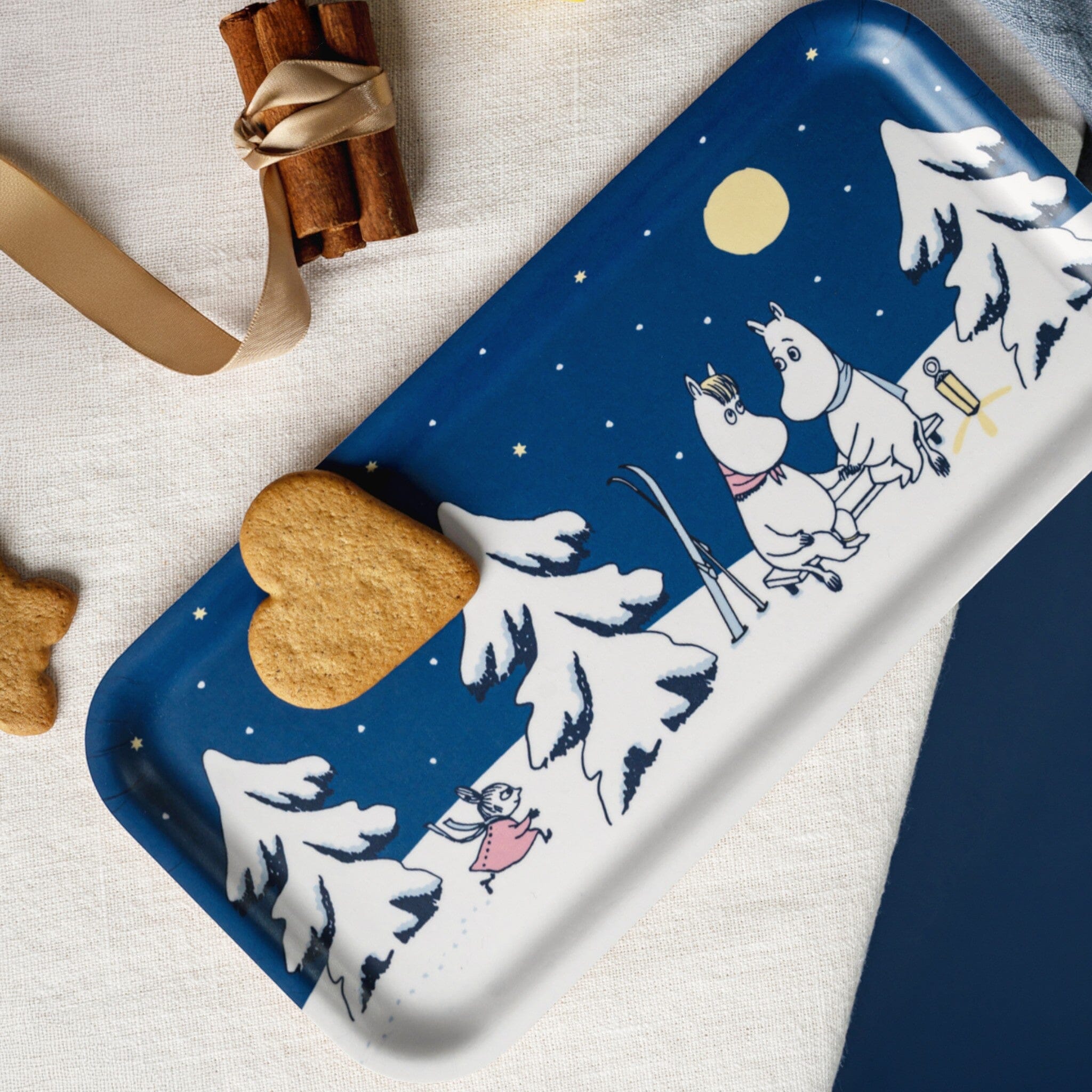 Moomin by Muurla Tablett „Starry Night“ © Moomin Characters Untersetzer und Tablets Moomin by Muurla 