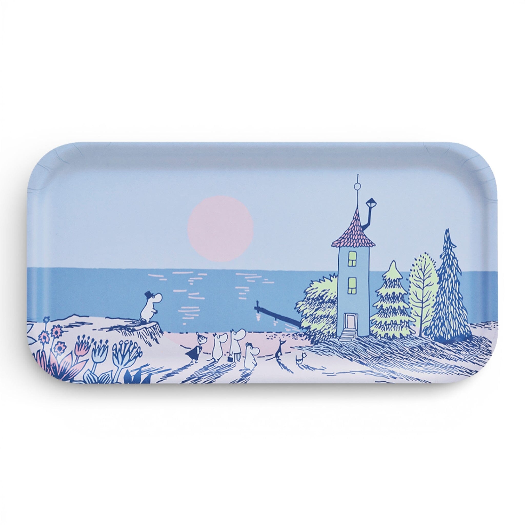 Moomin by Muurla Tablett „Sunset“ © Moomin Characters Untersetzer und Tablets Moomin by Muurla 