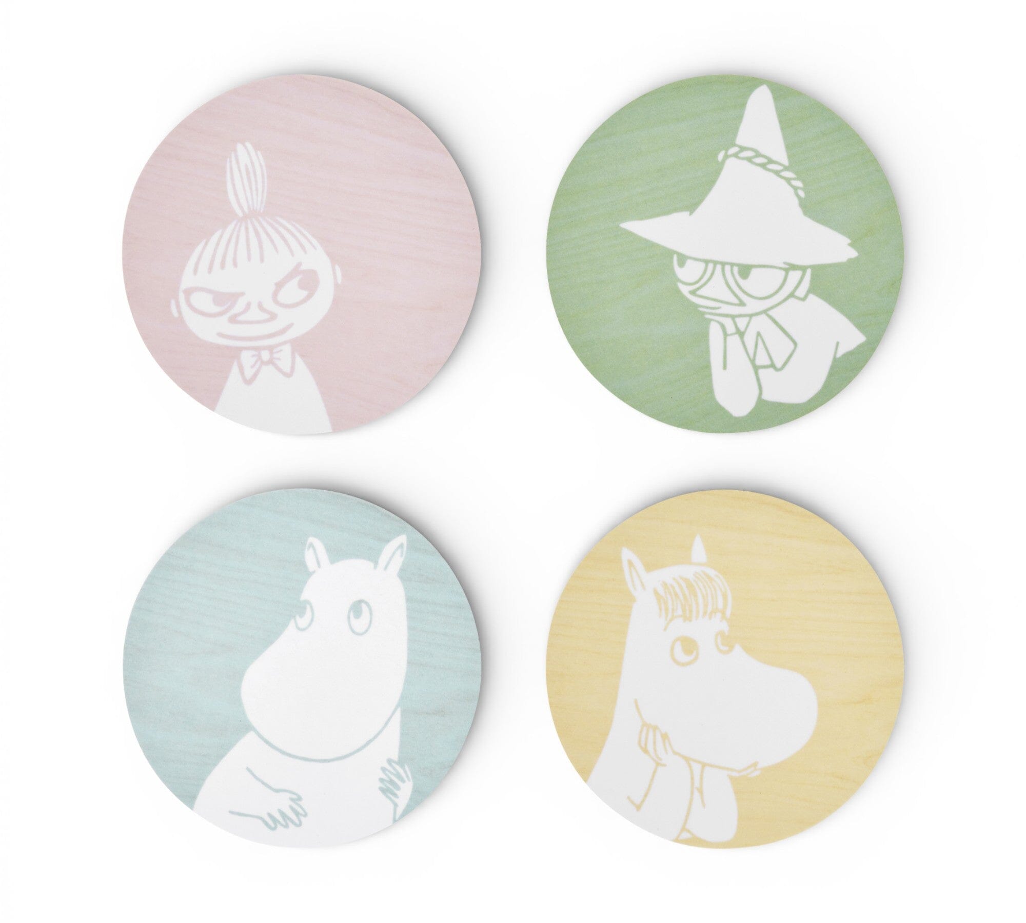 Moomin by Muurla Untersetzer Ø10 cm – 4er-Set © Moomin Characters Untersetzer und Tablets Moomin by Muurla 