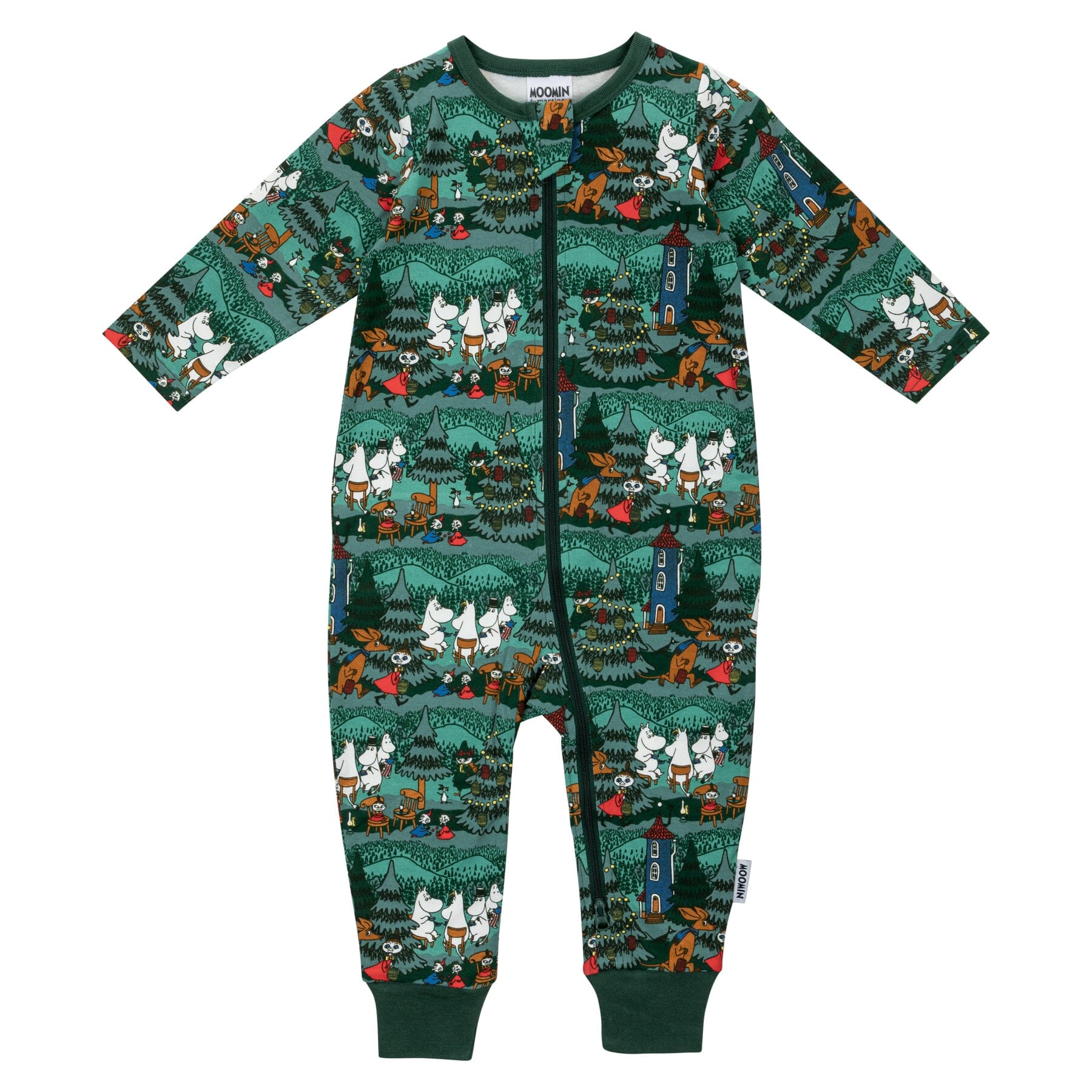 MOOMIN © Bustling Pyjamas Baby – Dark Blue Einteiler / Bodysuits Moomin by Martinex 80 / 9-12 Monate 