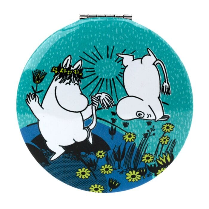 Moomin © Moomin Characters – Taschenspiegel, rund Moomin by Martinex Blau 