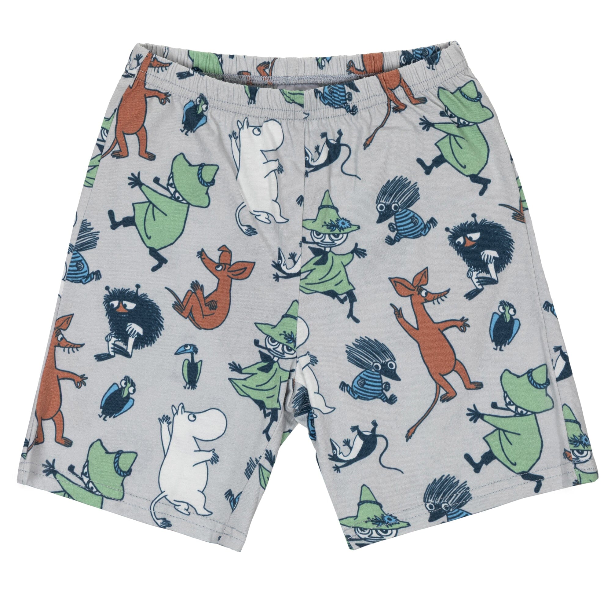 Moomin Kids Pyjama-Set „Funny PJ“ – Grey mit Allover-Print Schlafanzug Moomin by Martinex 