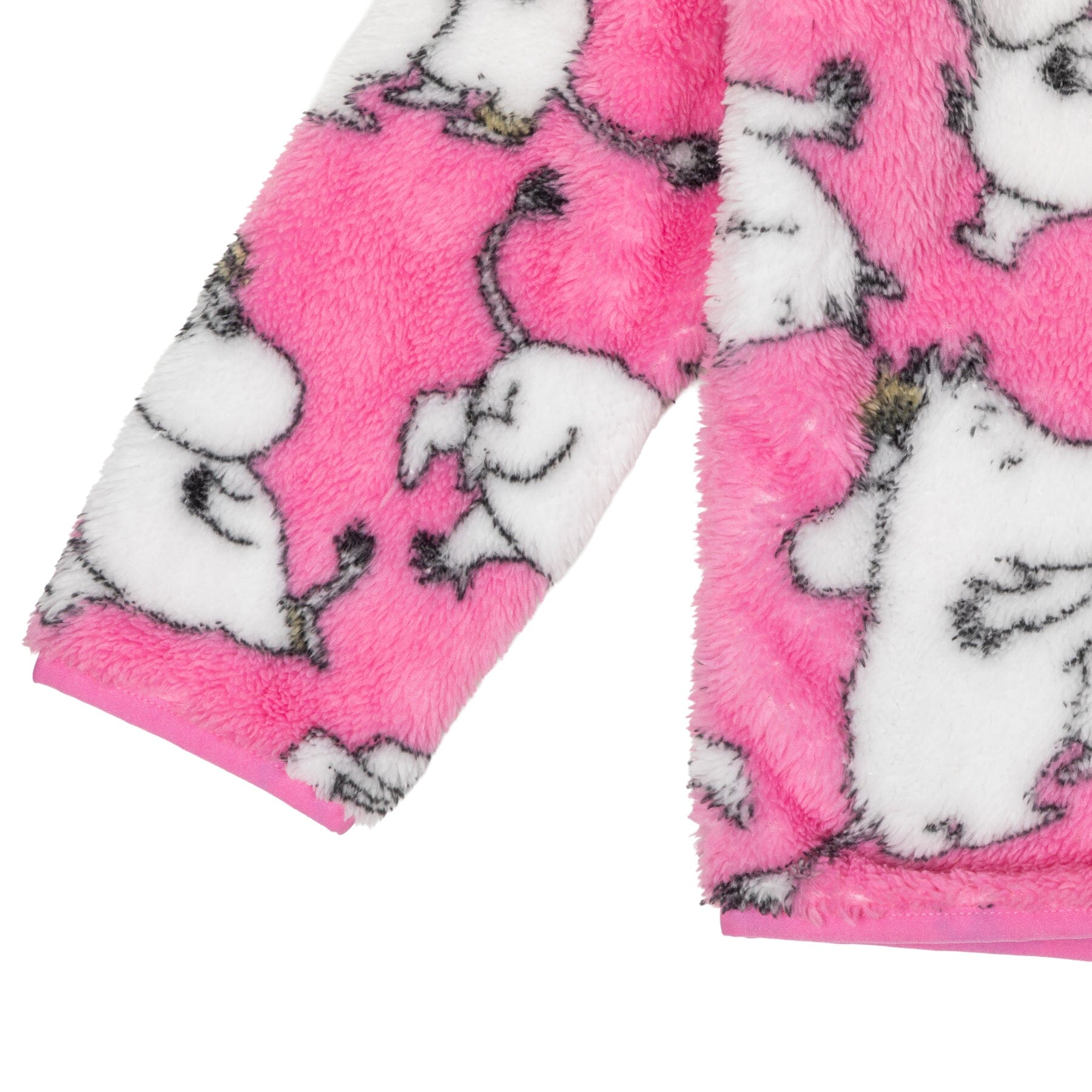 MOOMIN Kinder Fleecejacke „Lovebirds“ Pink – © Moomin Characters Sweatjacke Moomin by Martinex 