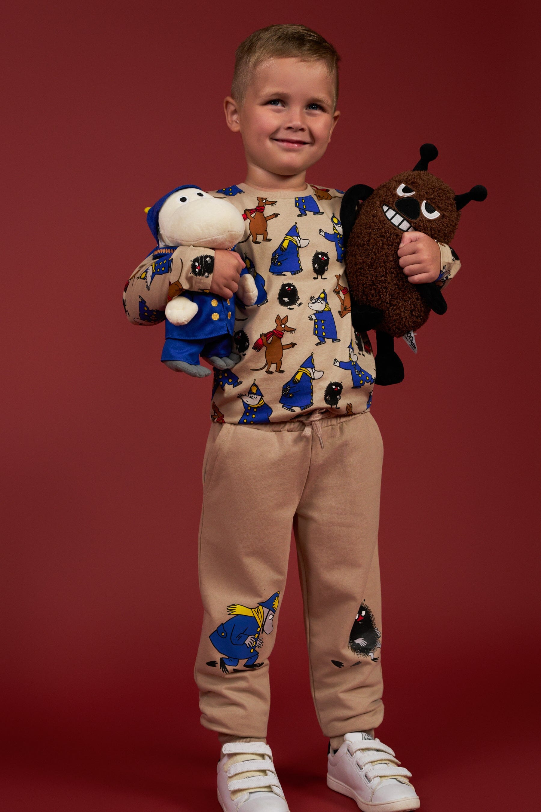 MOOMIN – Kinder-Langarmshirt „Vigorous“ Beige Langarmshirt Moomin by Martinex 