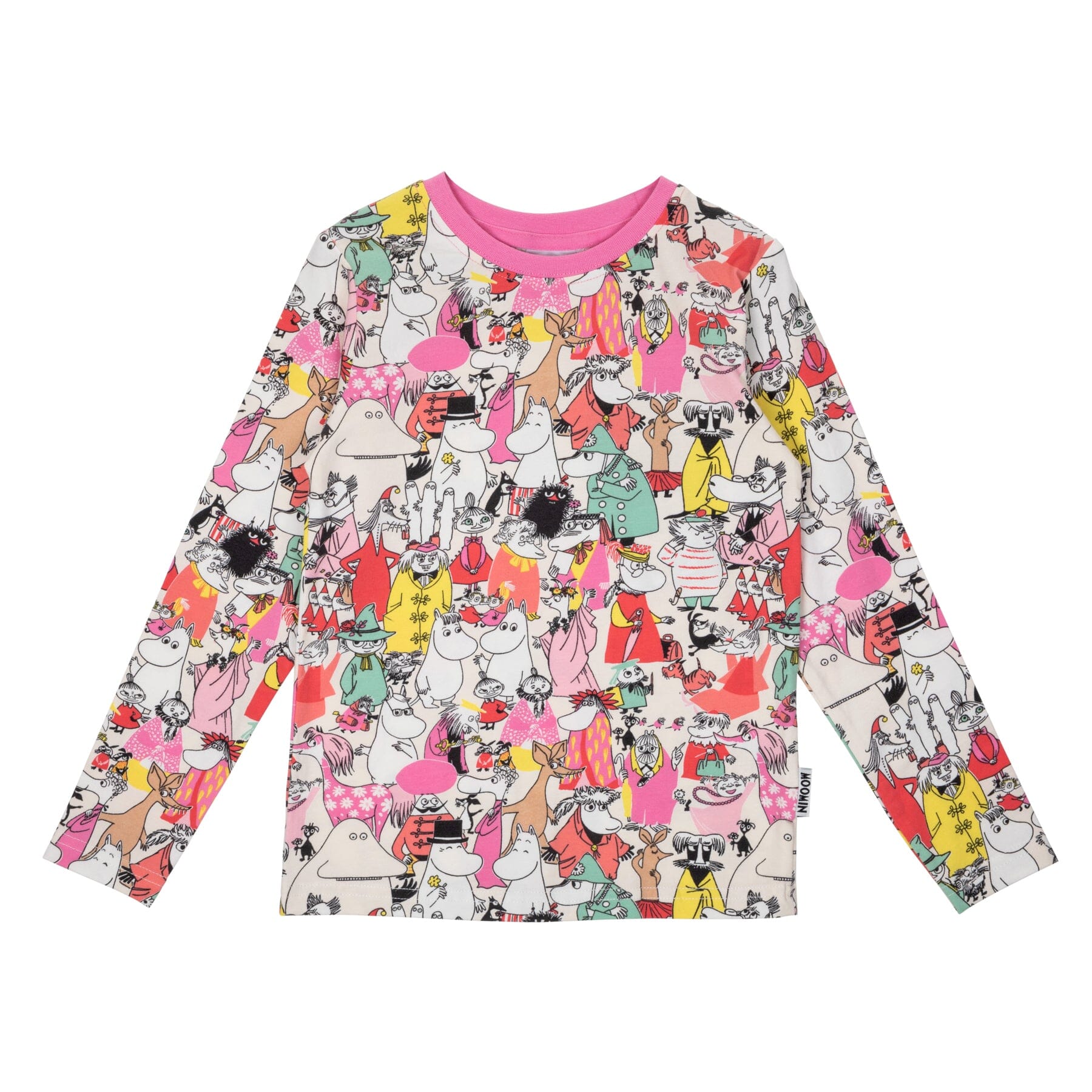 MOOMIN Kinder Longsleeve „Class Reunion“ Off-white – © Moomin Characters Langarmshirt Moomin by Martinex 110 