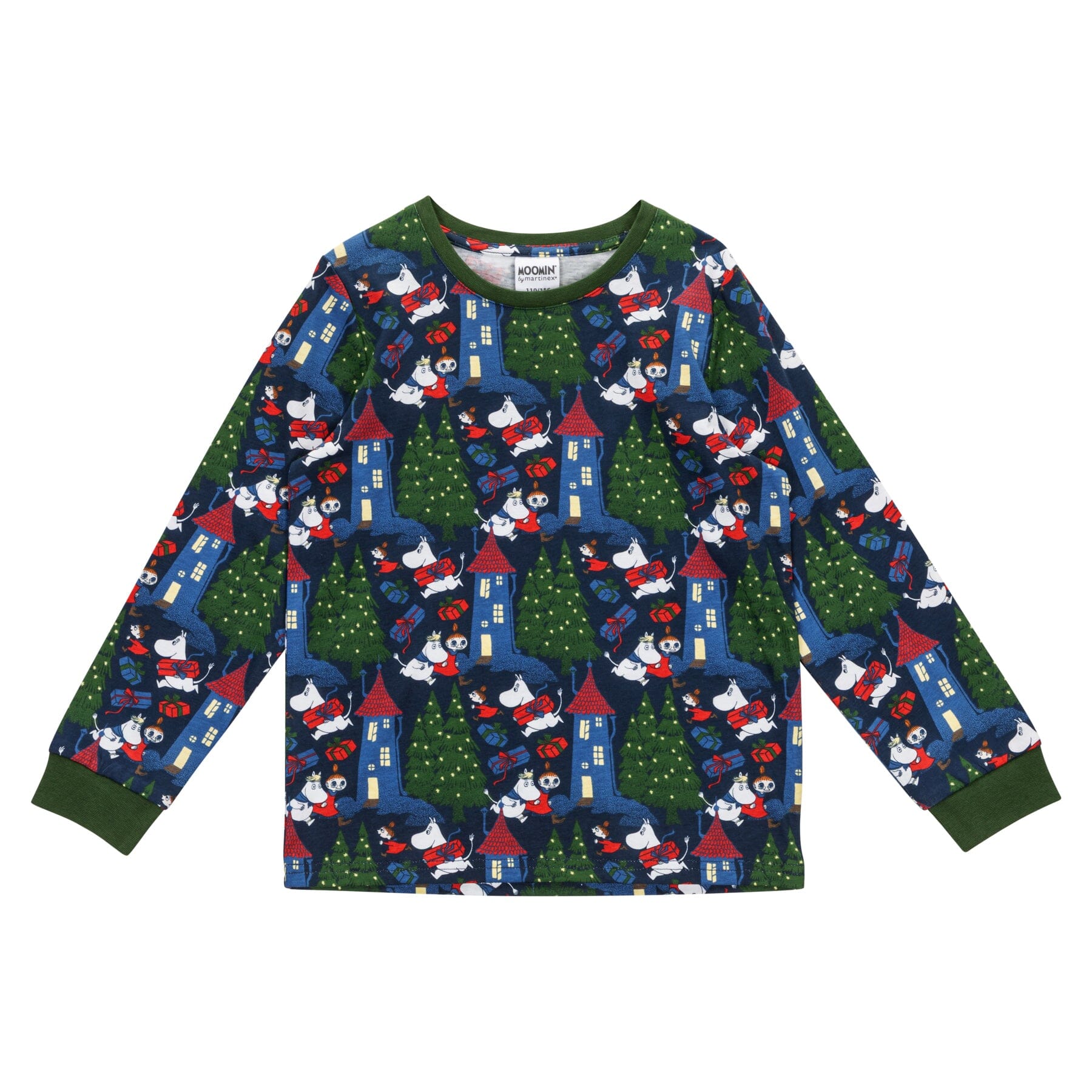 MOOMIN Kinder Pyjama „Bustling“ Dunkelblau – © Moomin Characters Schlafanzug Moomin by Martinex 