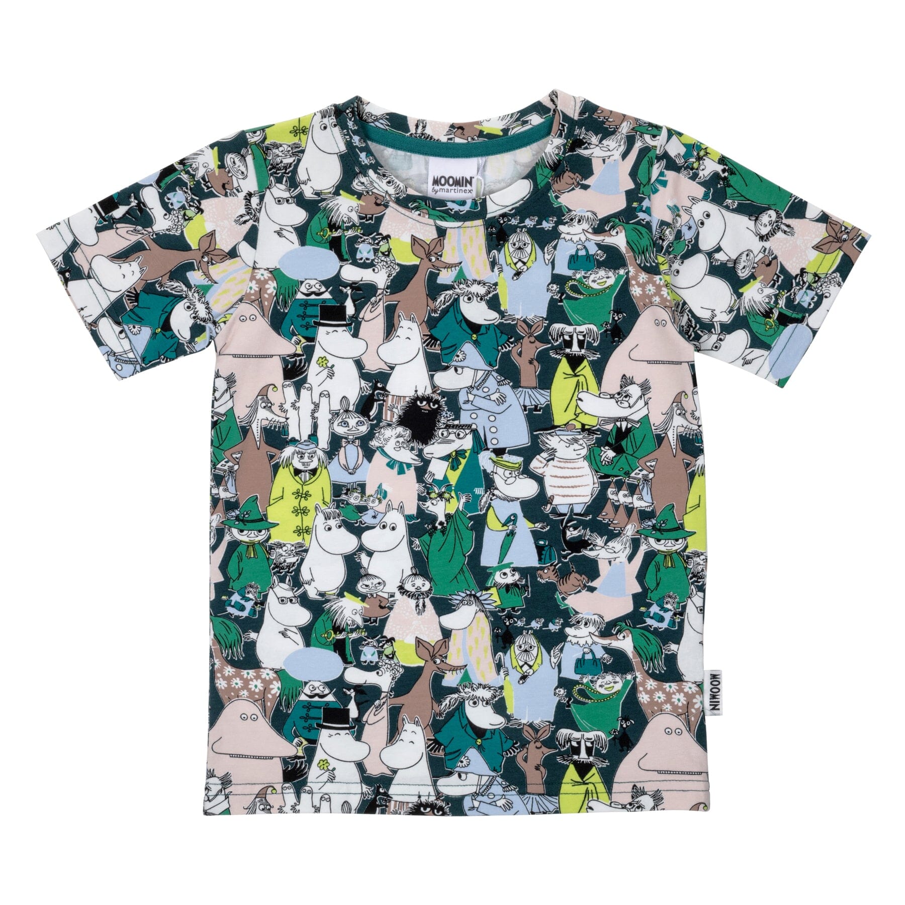 MOOMIN Kinder T-Shirt „Class Reunion“, Blau – © Moomin Characters T-Shirt Moomin by Martinex 104 