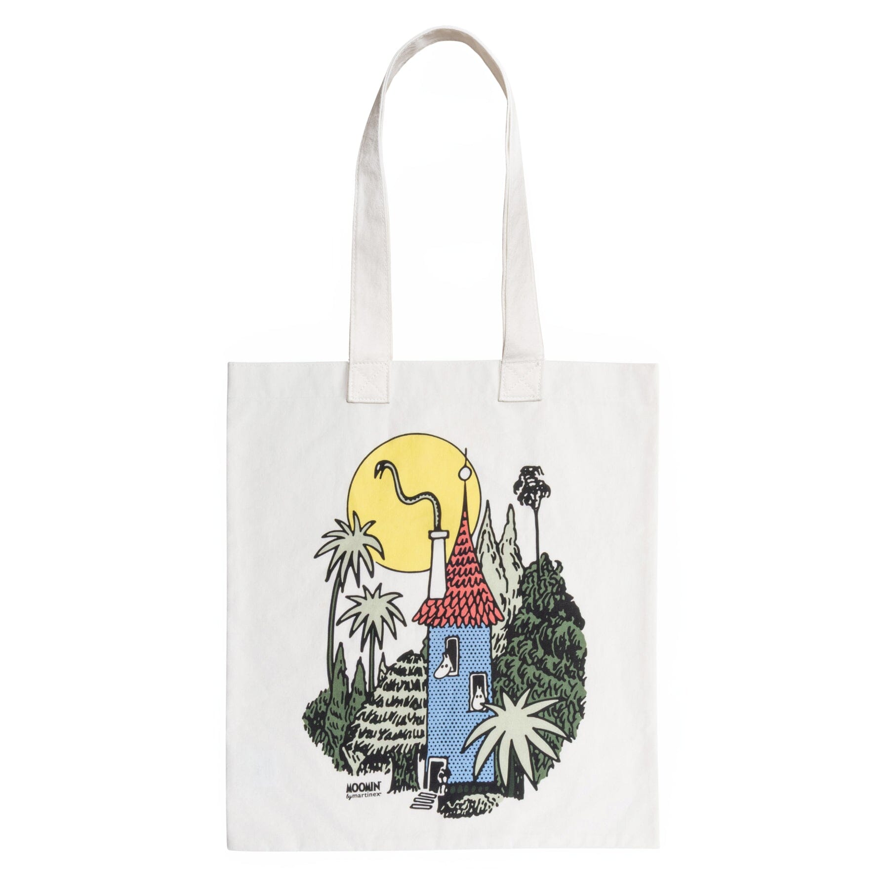 MOOMIN – Stoffbeutel „Moominhouse“ Weiß Tasche Moomin by Martinex 