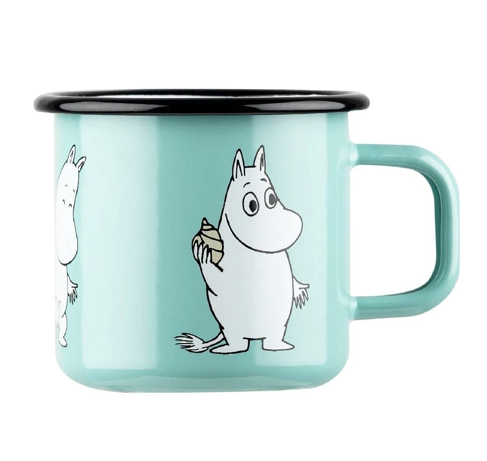 Muurla Mumin Emaille Becher Retro Moomintroll Becher Moomin by Muurla 