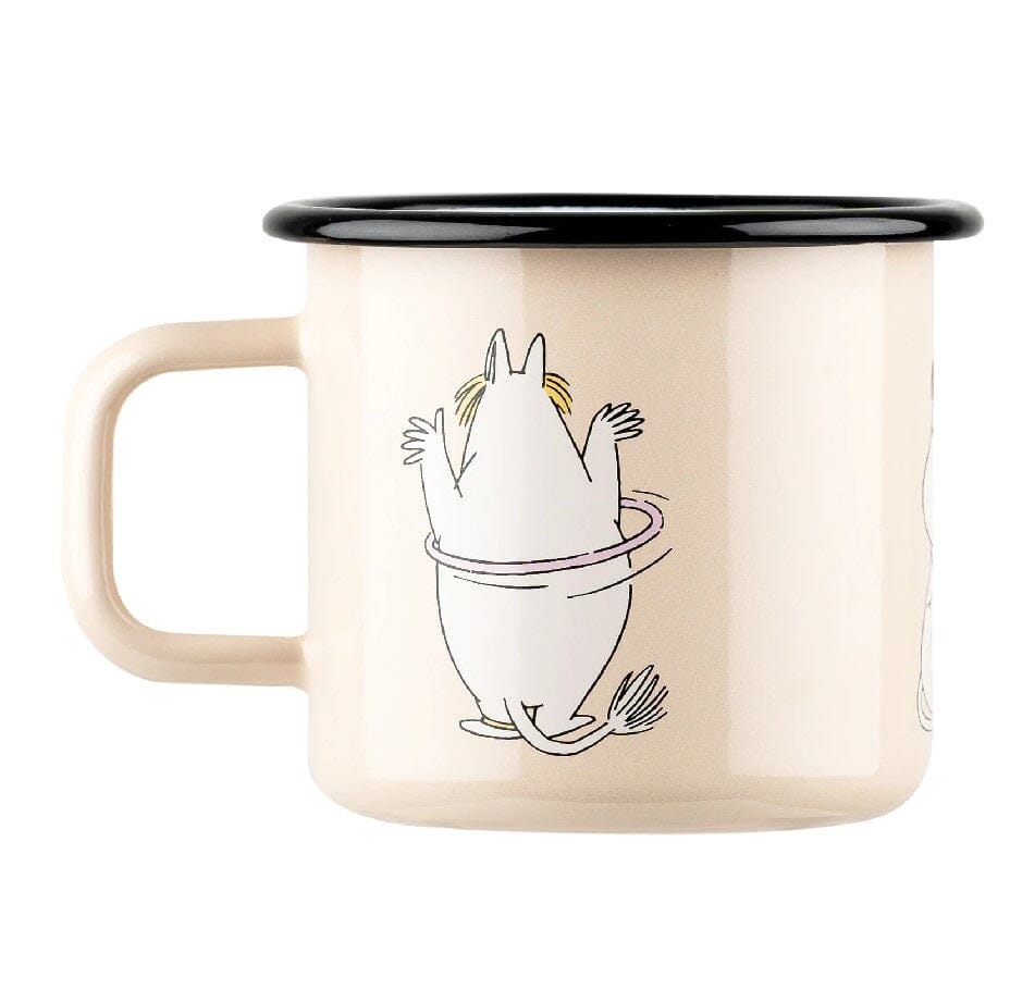 Muurla Mumin Emaille Becher Snorkmaiden Becher Moomin by Muurla 