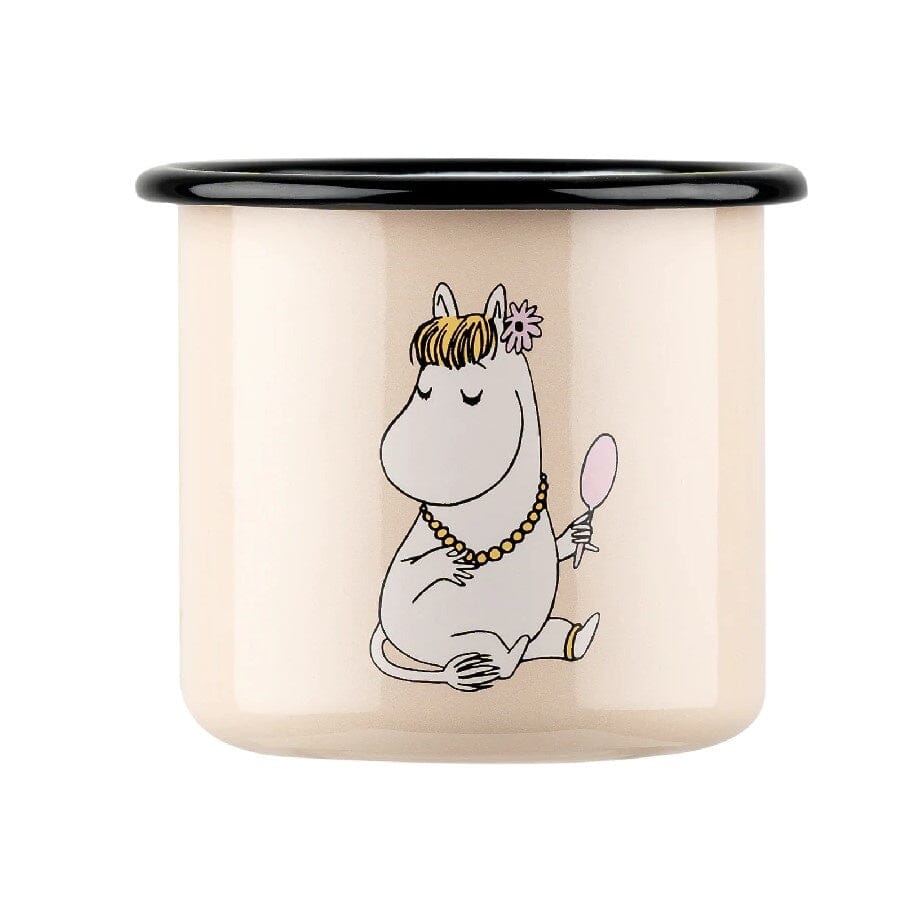 Muurla Mumin Emaille Becher Snorkmaiden Becher Moomin by Muurla 