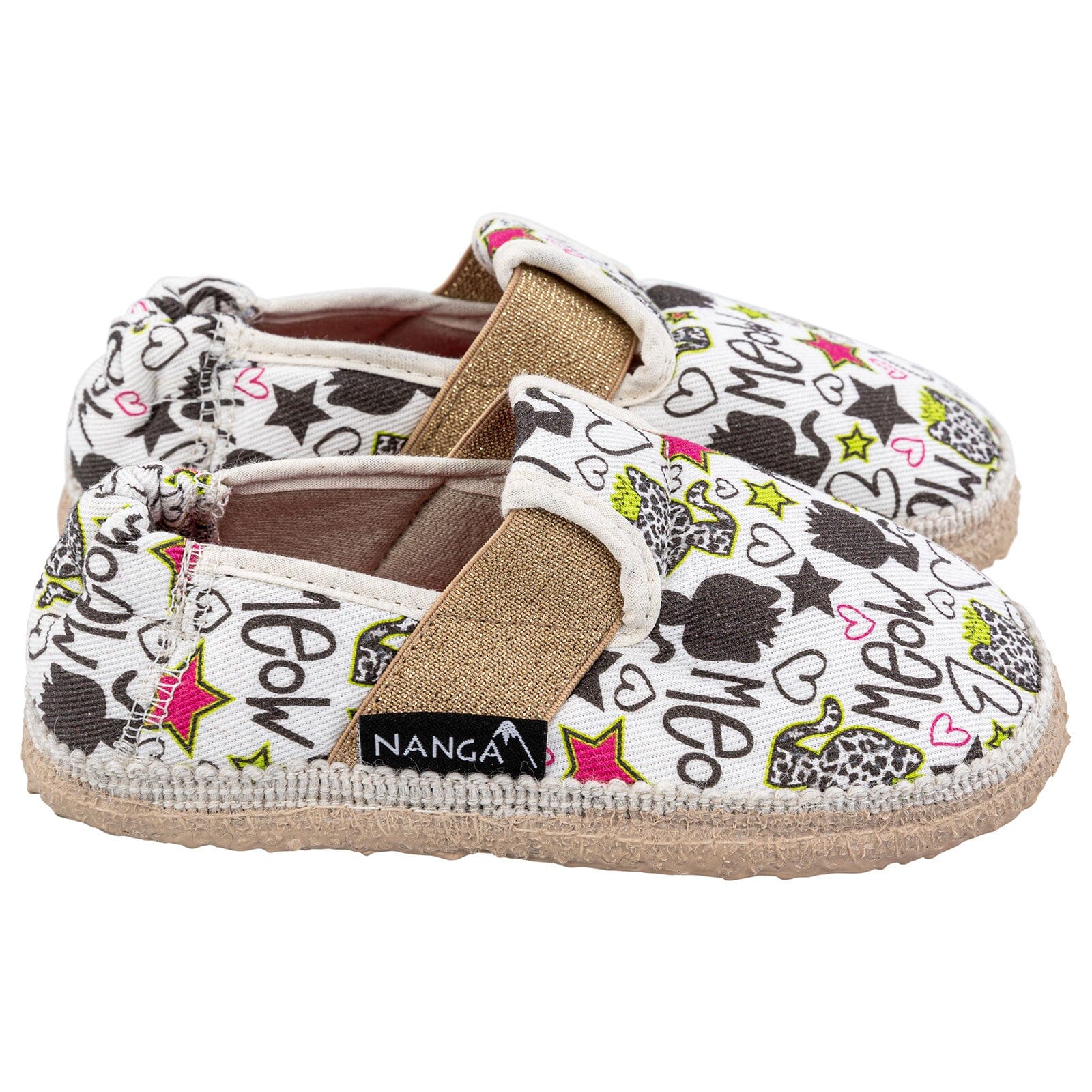 NANGA Hausschuhe Flamingo BaumwolleKatze Meow Hausschuhe Nanga 