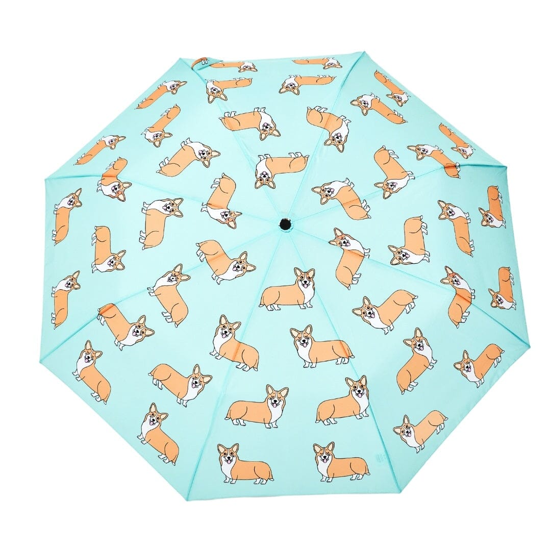 ORIGINAL DUCKHEAD EU Regenschirm mit Entenkopf - Coucou Suzette - Corgi Dog MintCopy Regenschirme ORIGINAL DUCKHEAD 