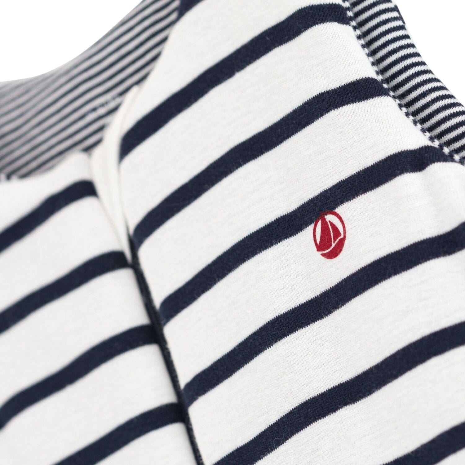Petit Bateau Babyschlafsack weiß-blau gestreift mit Füllung Schlafsäcke Petit Bateau 