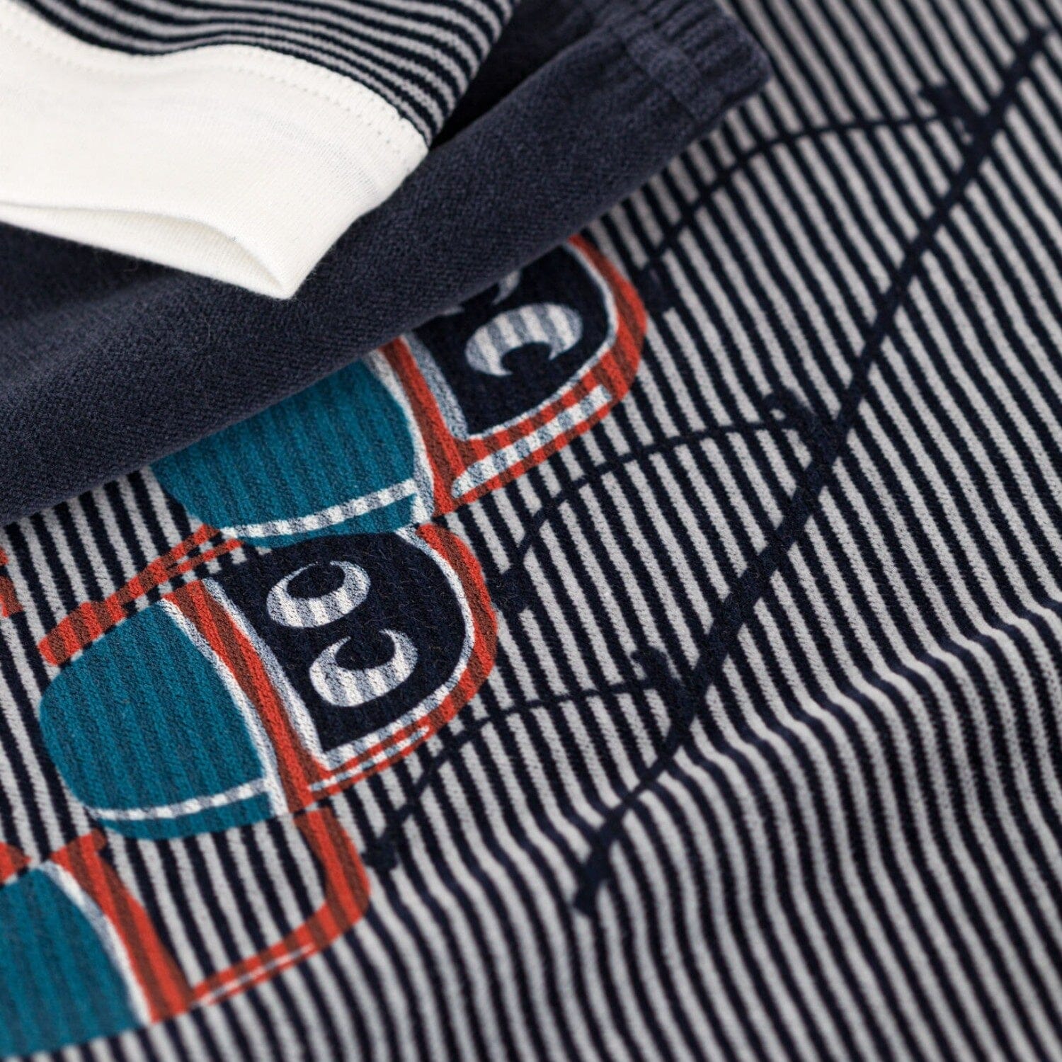 Petit Bateau Nicky Pyjama Seilbahn Streifen Schlafanzug Petit Bateau 