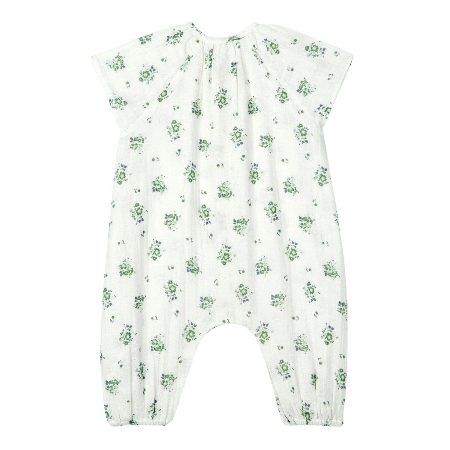 Petit Bateau Overall aus Bio- Baumwoll-Gaze mit Blumenprint Einteiler / Bodysuits Petit Bateau 