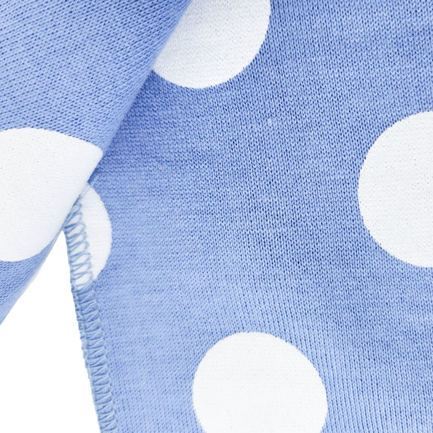 Petit Bateau Schal hellblau mit weißen Punkten Tücher und Schals Petit Bateau 