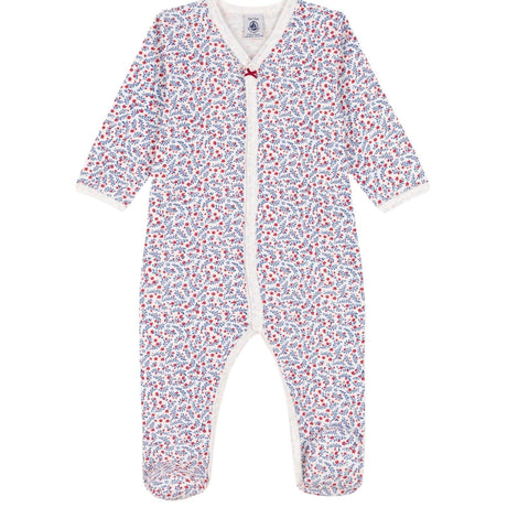 Petit Bateau Geblümter Strampler aus Bio-Baumwolle Strampler Petit Bateau 