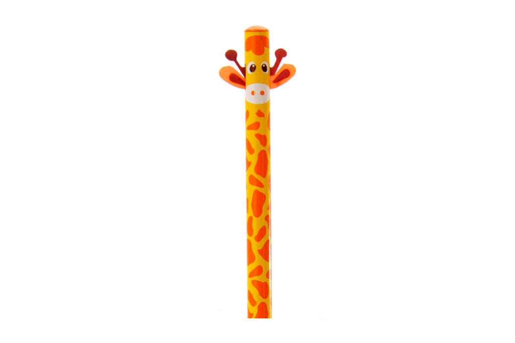 Puckator Holzbleistift „Safari“ Radiergummis Puckator Giraffe 