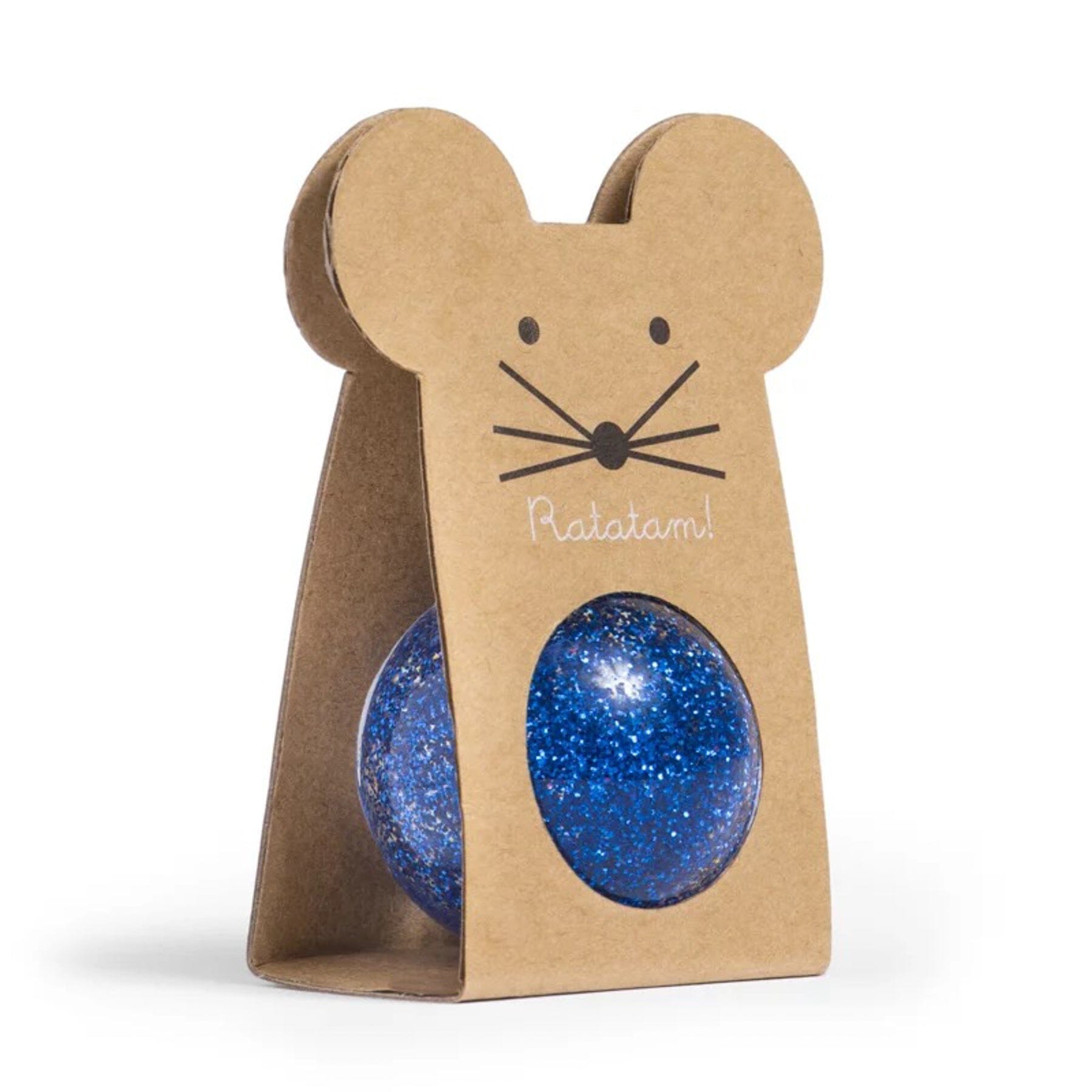 Ratatam Flummi „Glitter Star“, 43 mm – Blau Aktivity- Spielzeug RATATAM 