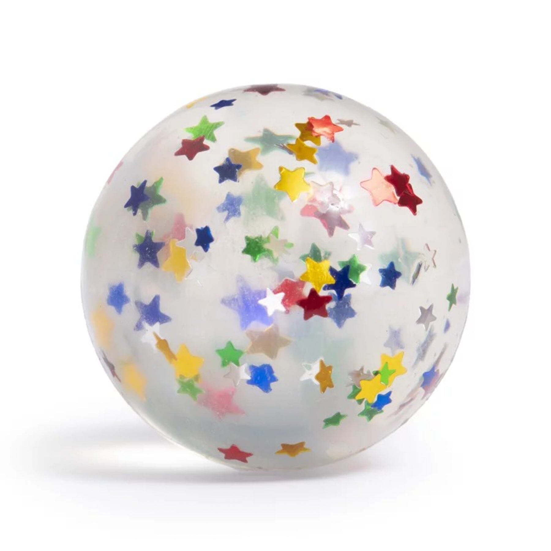 Ratatam Flummi „Star“, 43 mm – Transparent mit bunten Sternen Aktivity- Spielzeug RATATAM 