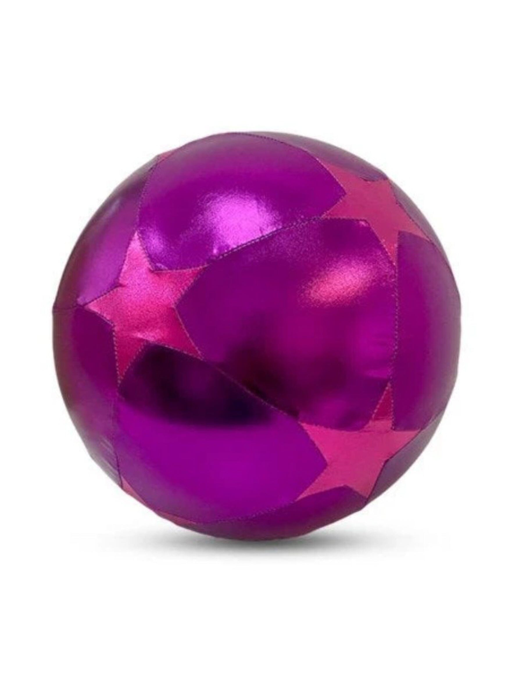 RATATAM – Stoffballon „Lila/ Rosa Stars“ 30 cm Beachball RATATAM 