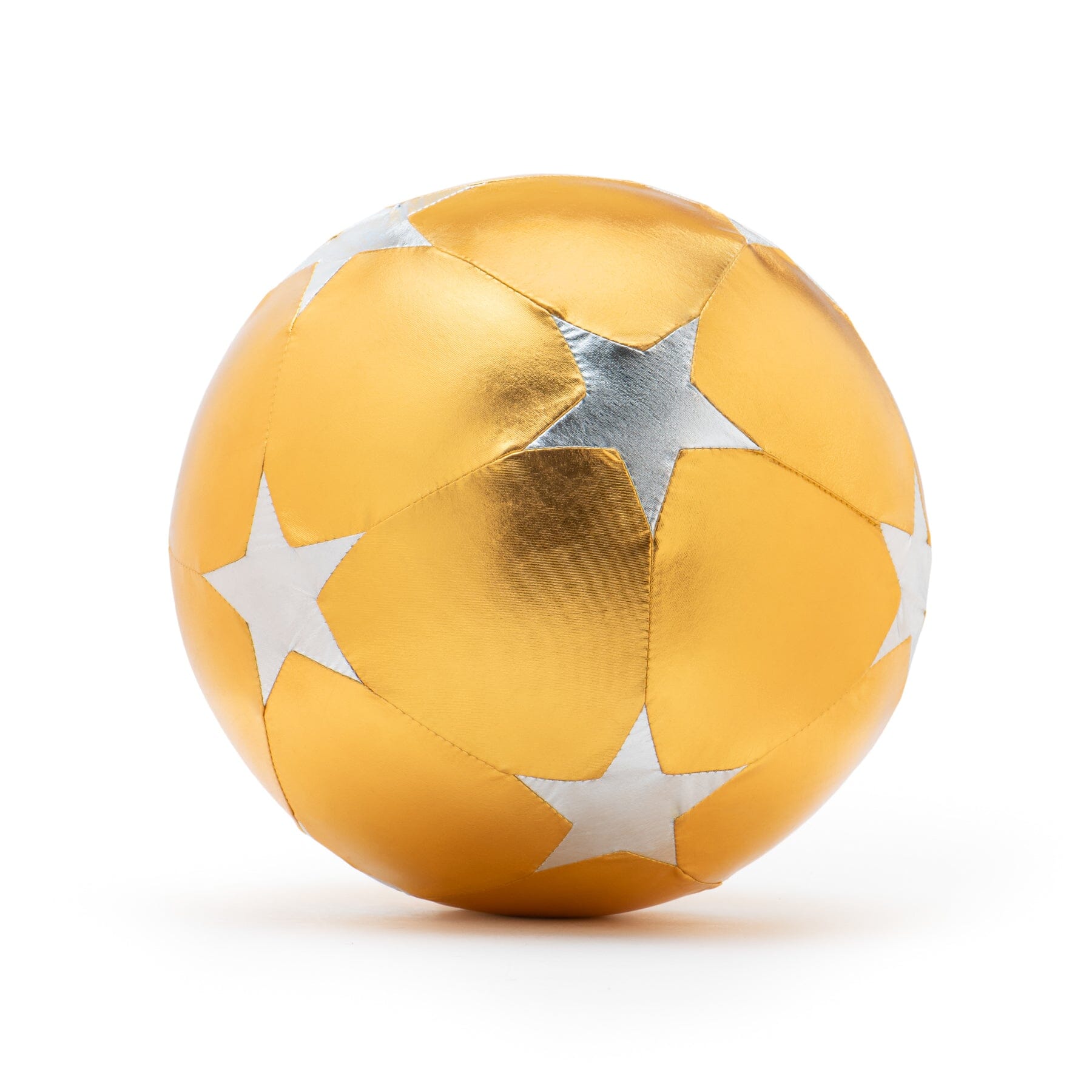 RATATAM – Stoffballon „Starry Golden / Silver Stars“ 30 cm Beachball RATATAM 