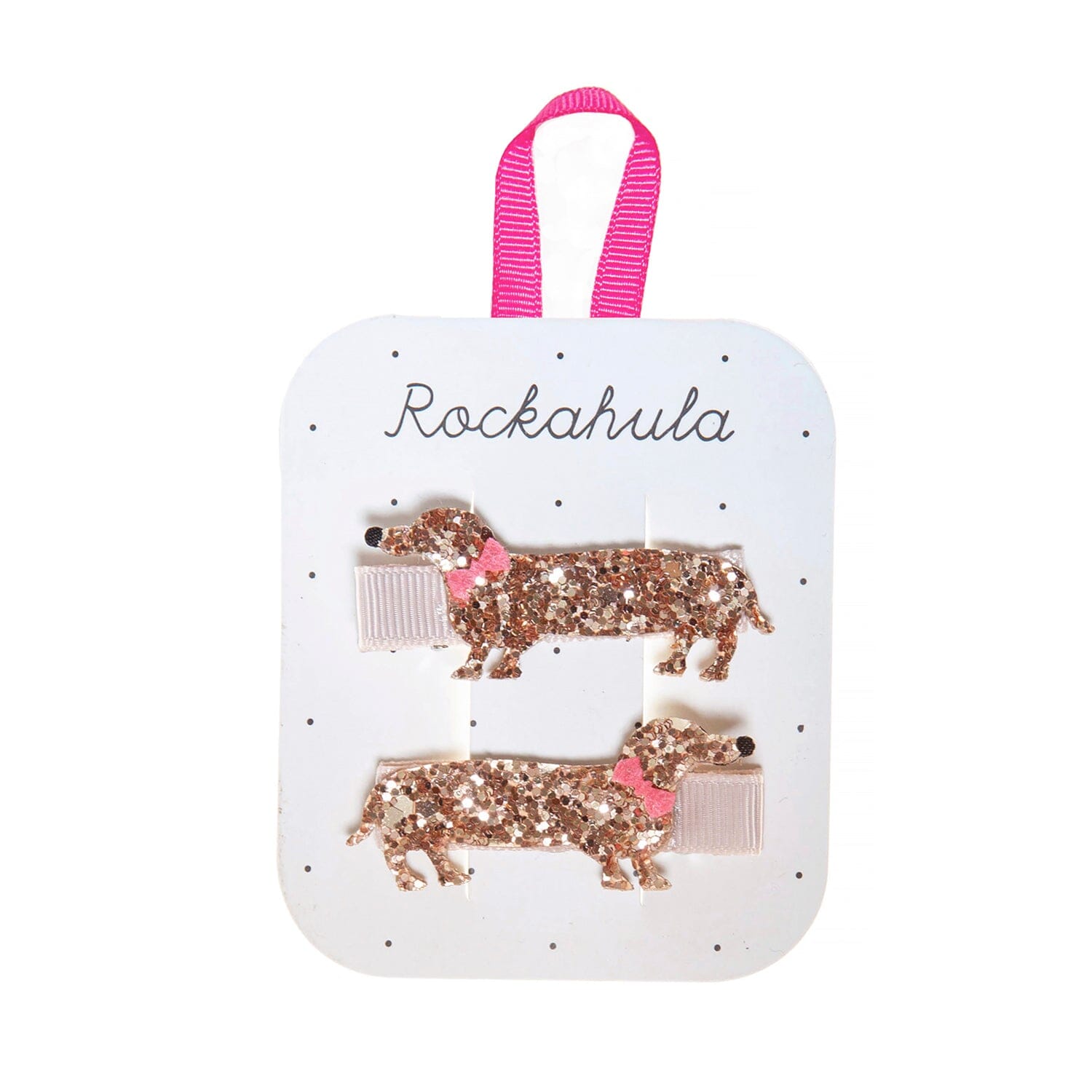 Rockahula – Haarclips „Morris Sausage Dog“ (2er-Set) Haarspangen Rockahula 