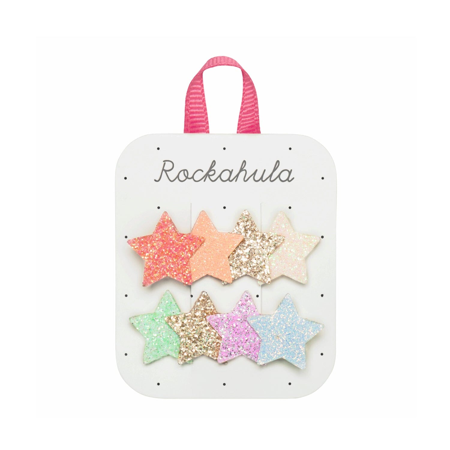 Rockahula – Haarclips „Rainbow Shimmer Star“ (2er-Set) Haarspangen Rockahula 