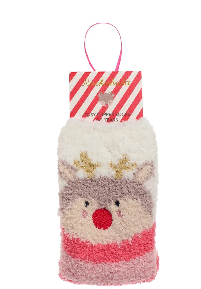Rockahula Kuschelige Hüttensocken „Reindeer“ mit Anti-Rutsch Socken Rockahula 