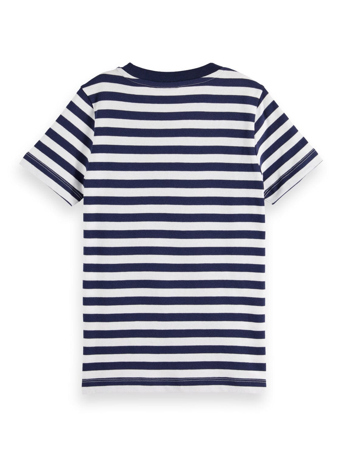 SCOTCH & SODA Kinder T-Shirt blau weiß gestreift Friedenstaube Applikation rot Biobaumwolle THE FREE SPIRIT T-Shirt Scotch & Soda 
