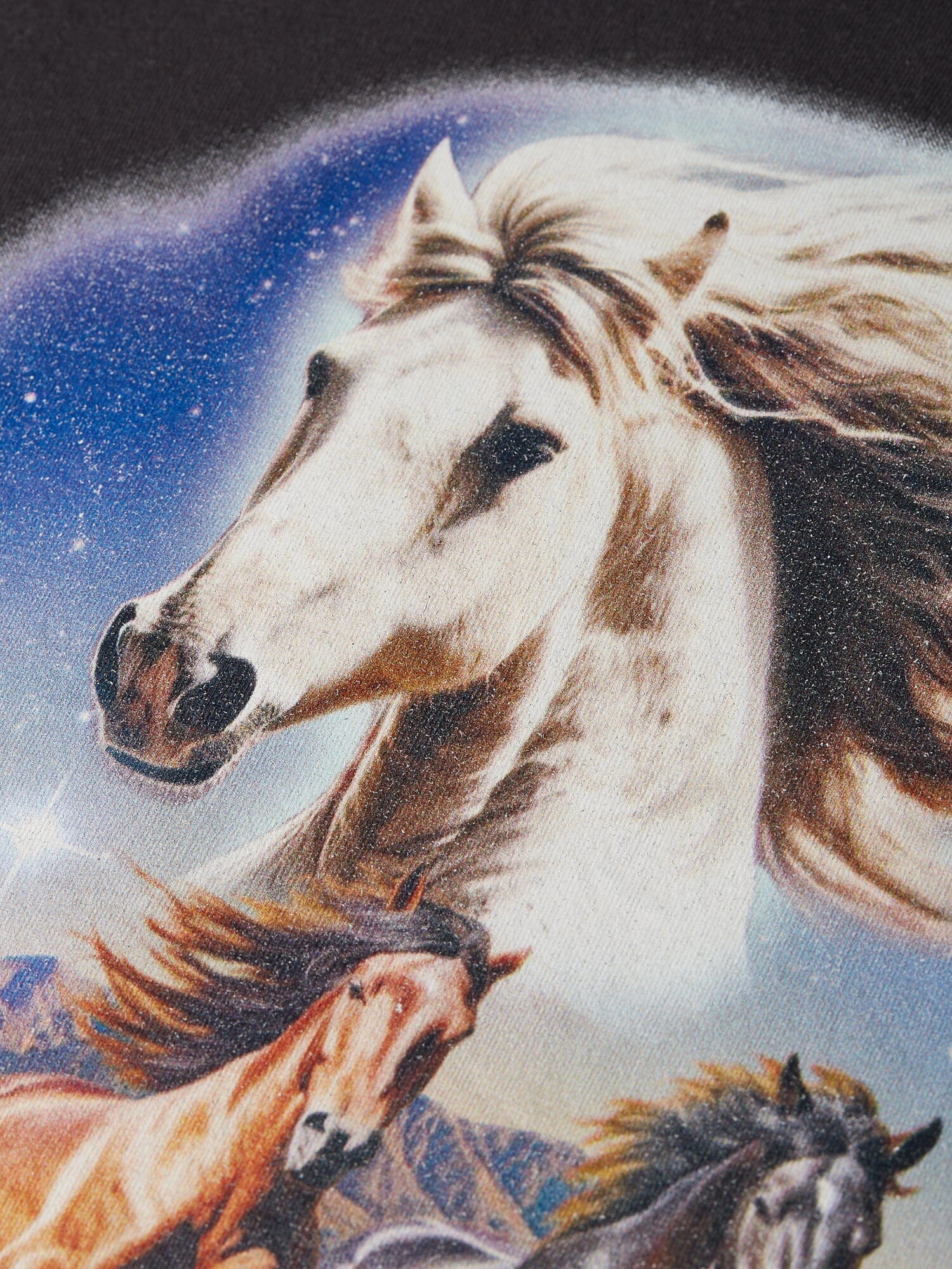 Scotch & Soda Girls T-Shirt „Ride Out“ Pferde-Grafik Loose Fit – Meteorite T-Shirt Scotch & Soda 